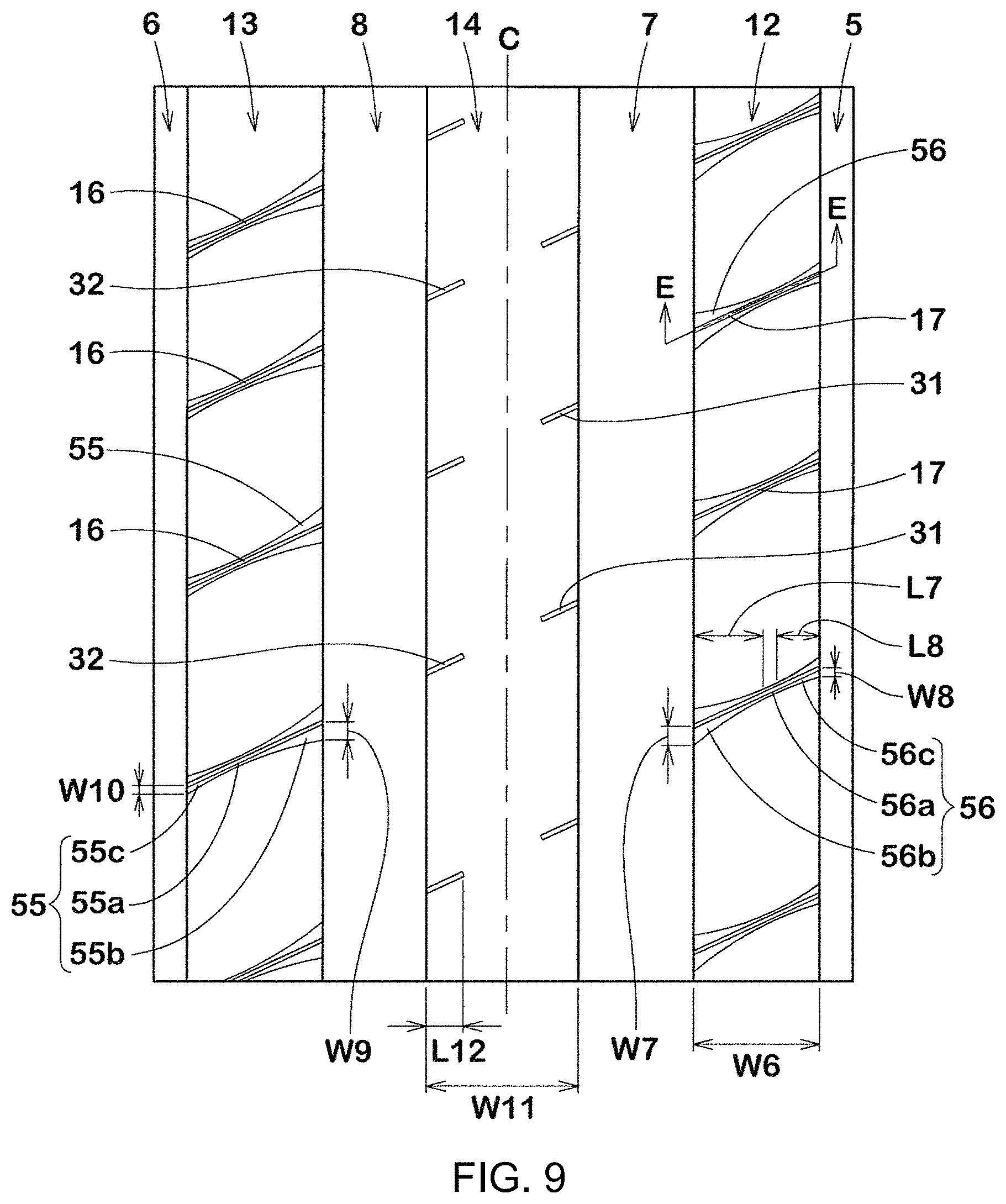 Patent US11780271 Figure 7 – Tire