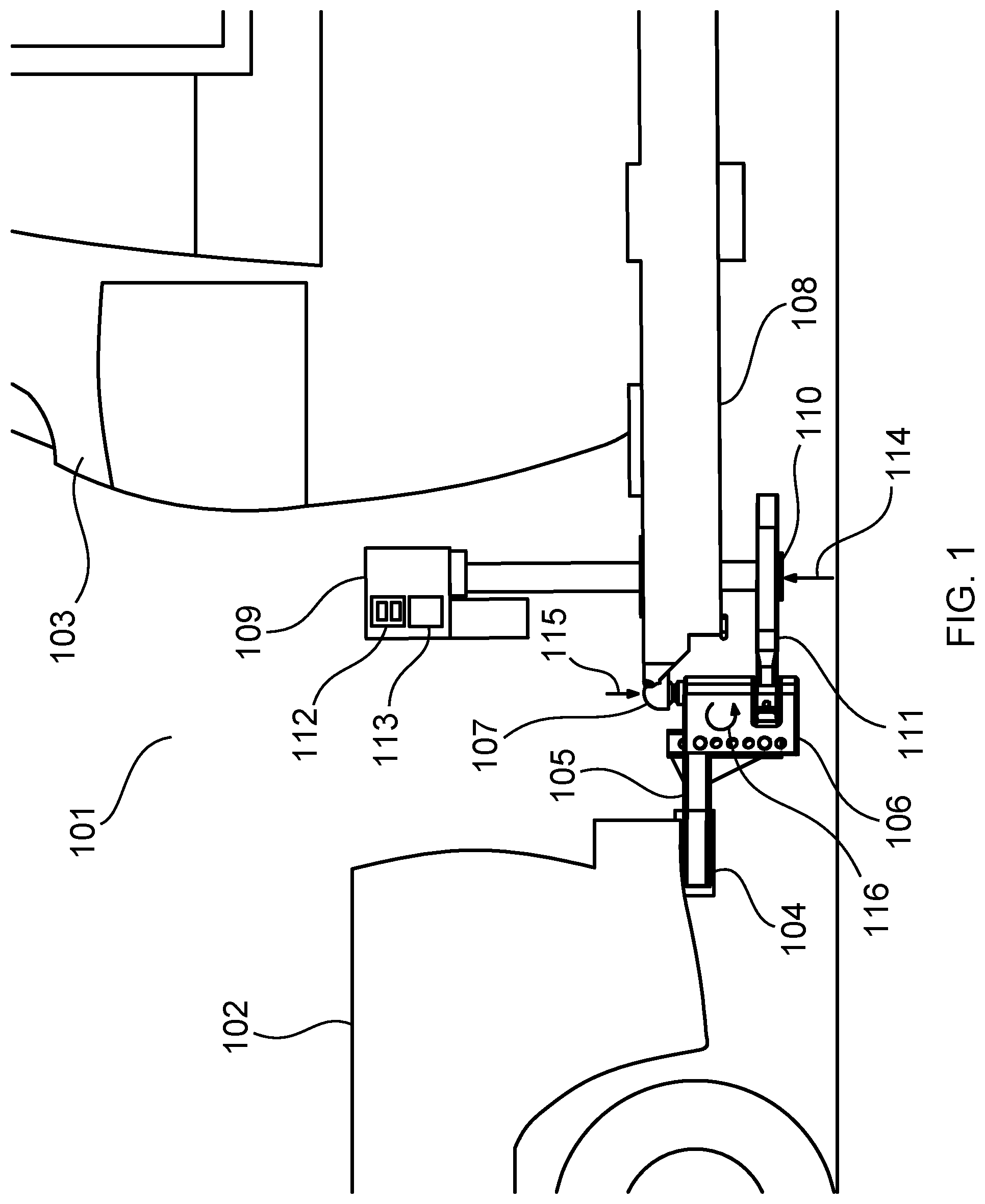Patent US11780278 Figure 1 – Sway controlling hitch system