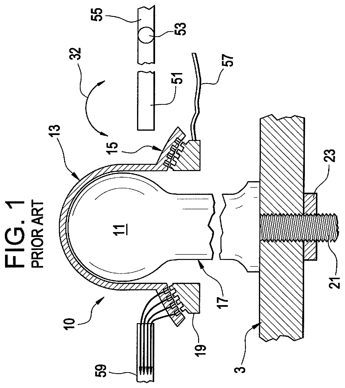 Patent US11780280 Figure 1 – Electrical connection for trailer hitch