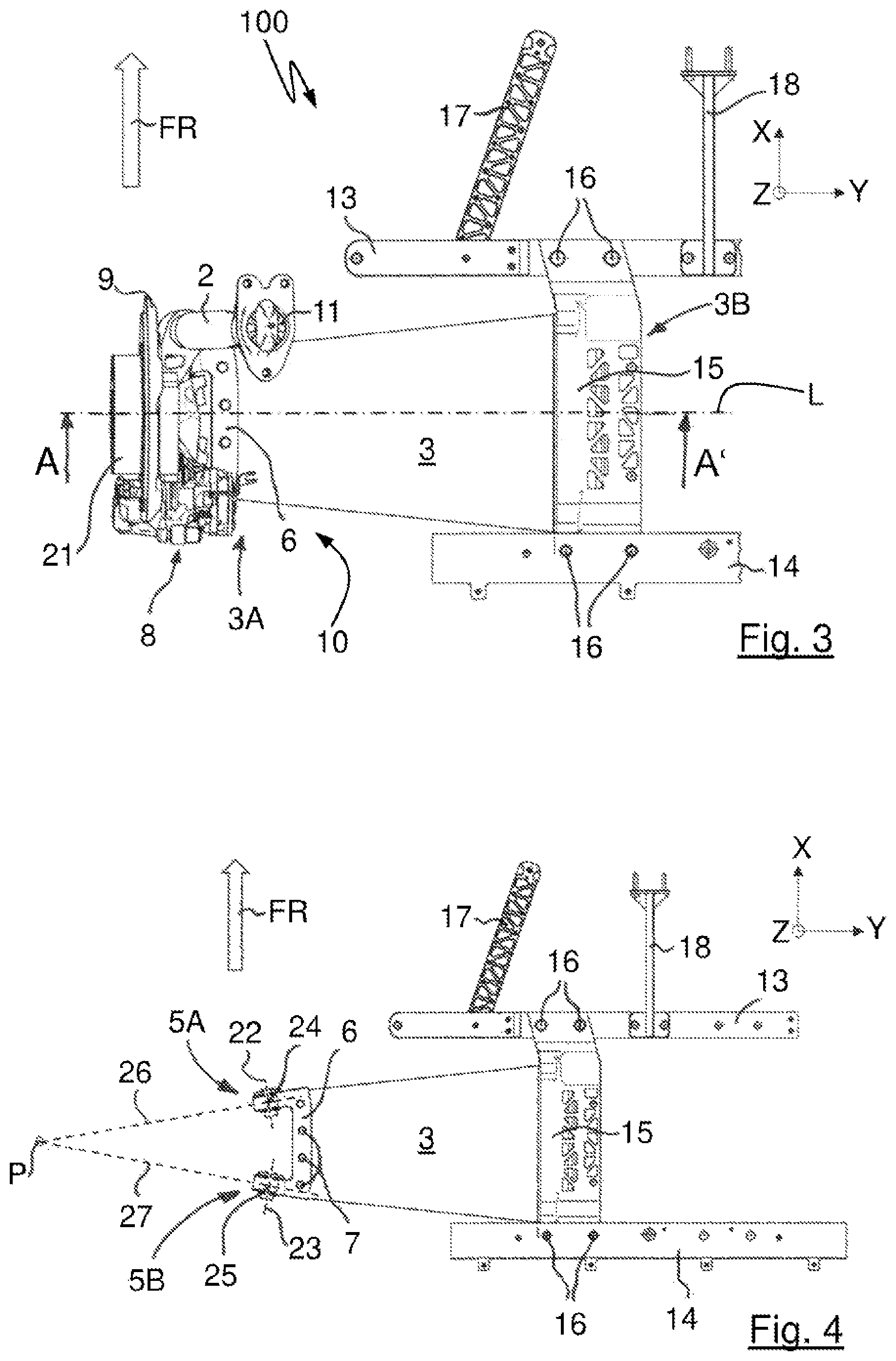 Patent US11780281 Figure 2 – Independent wheel suspension for a two-track vehicle, axle and vehicle