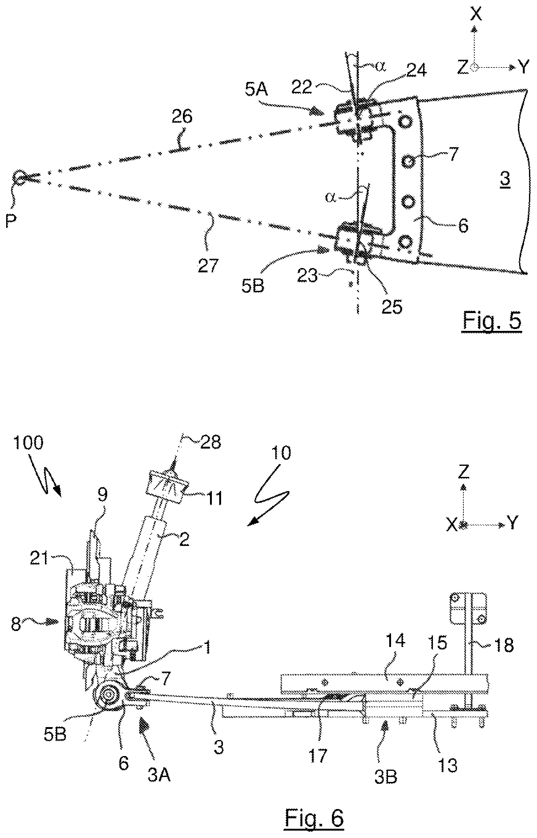 Patent US11780281 Figure 3 – Independent wheel suspension for a two-track vehicle, axle and vehicle