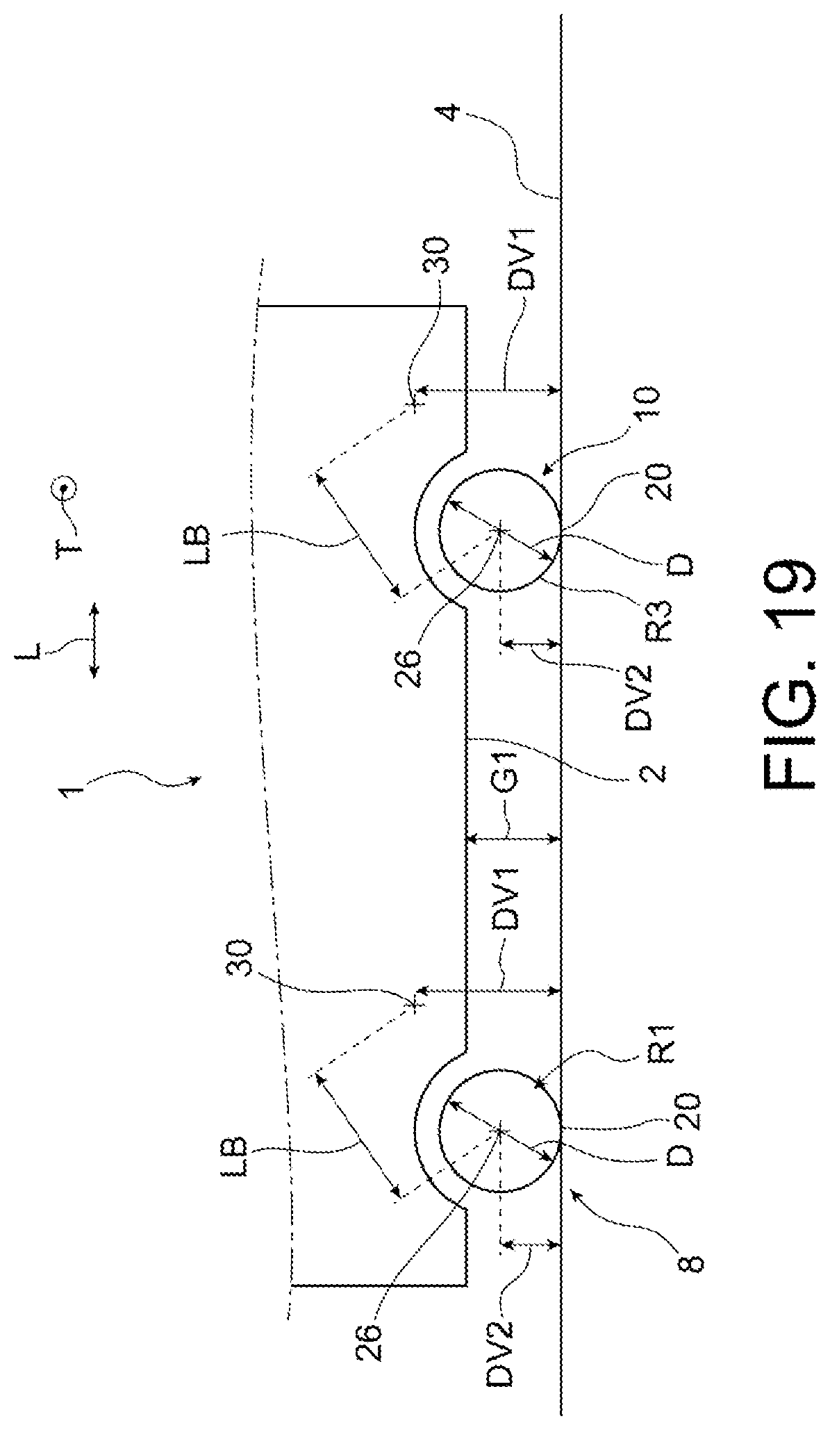 Patent US11780284 Figure 14 – Vehicle comprising a controlled vertical position chassis, in order to be lowered into a low position supported on the ground