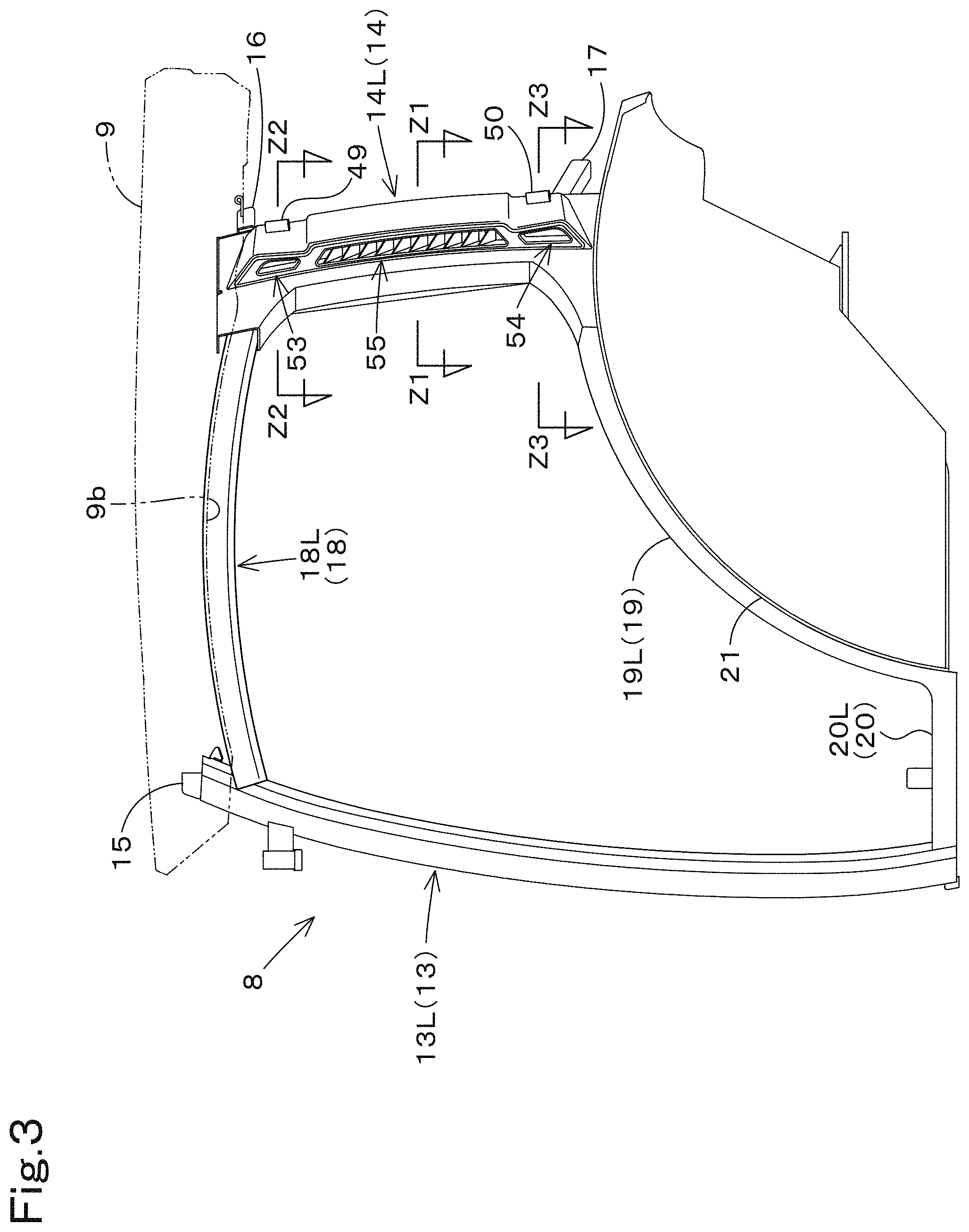 Patent US11780286 Figure 3 – Cabin