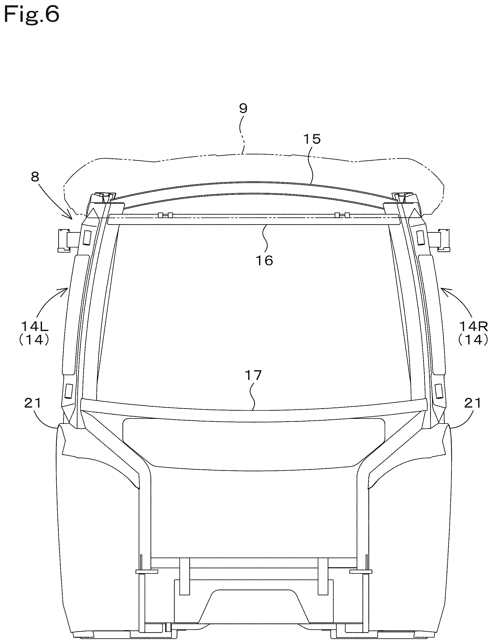 Patent US11780286 Figure 6 – Cabin
