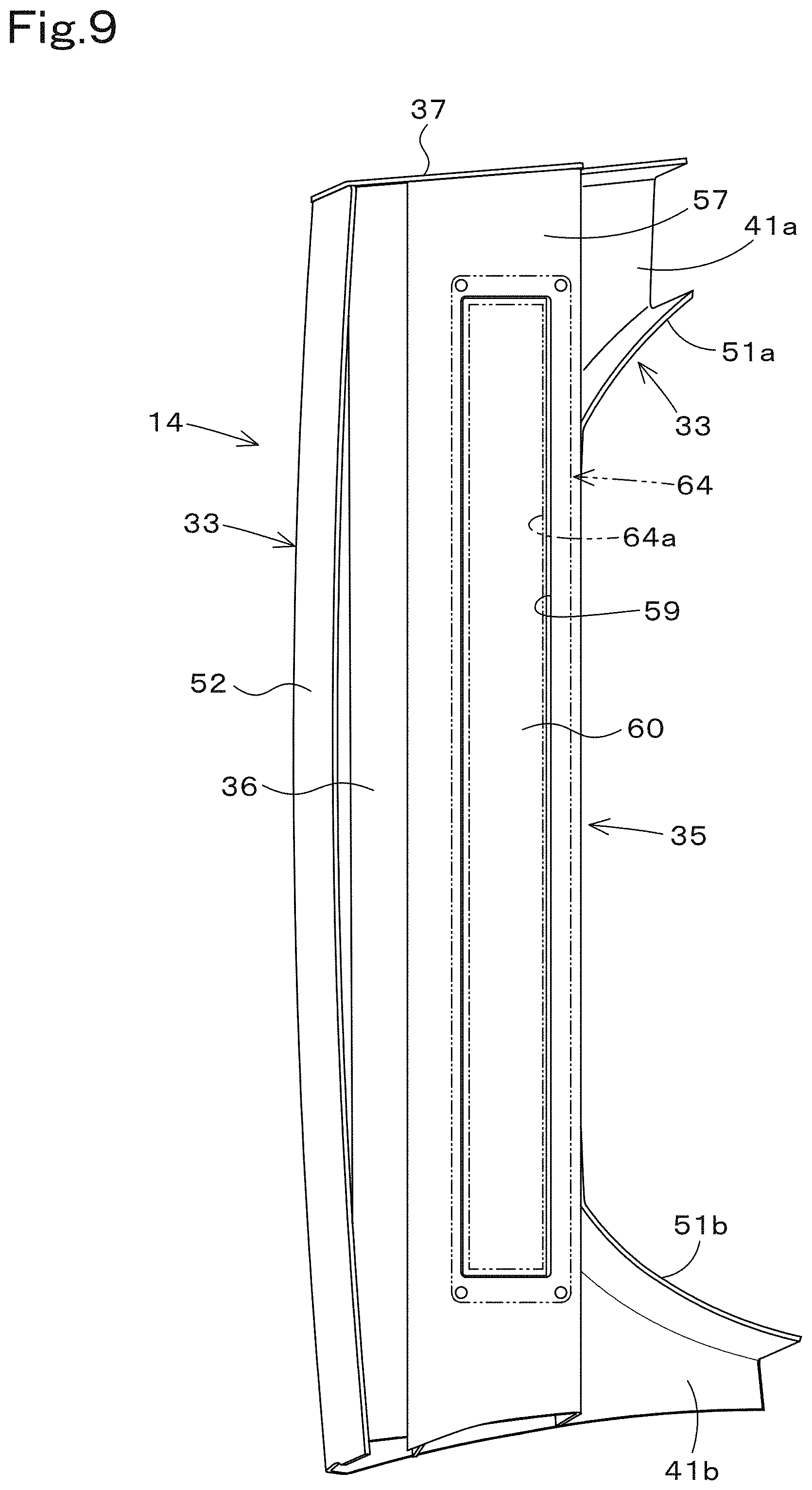 Patent US11780286 Figure 9 – Cabin