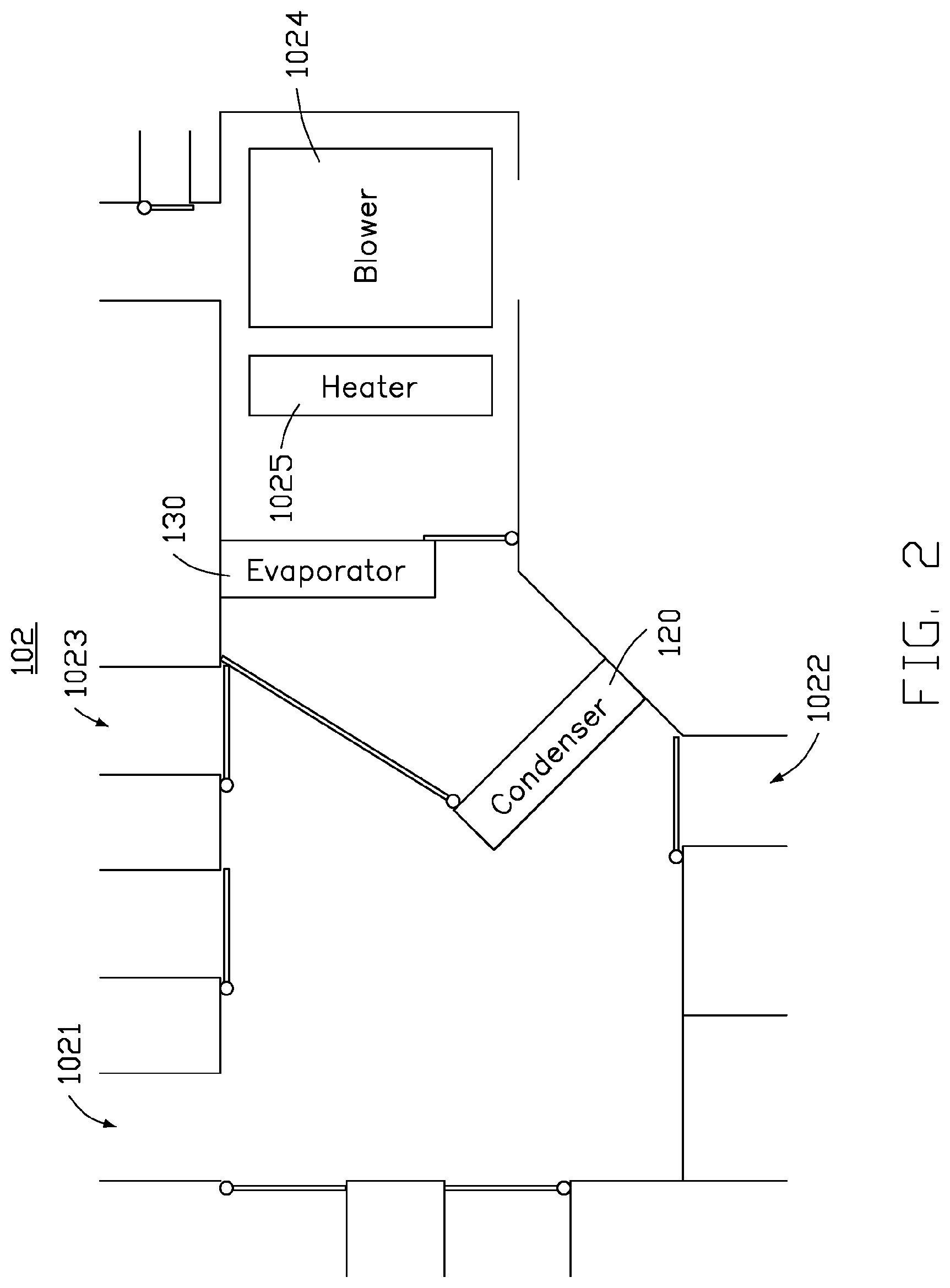 Patent US11780287 Figure 2 – Thermal management system and electric vehicle having the same
