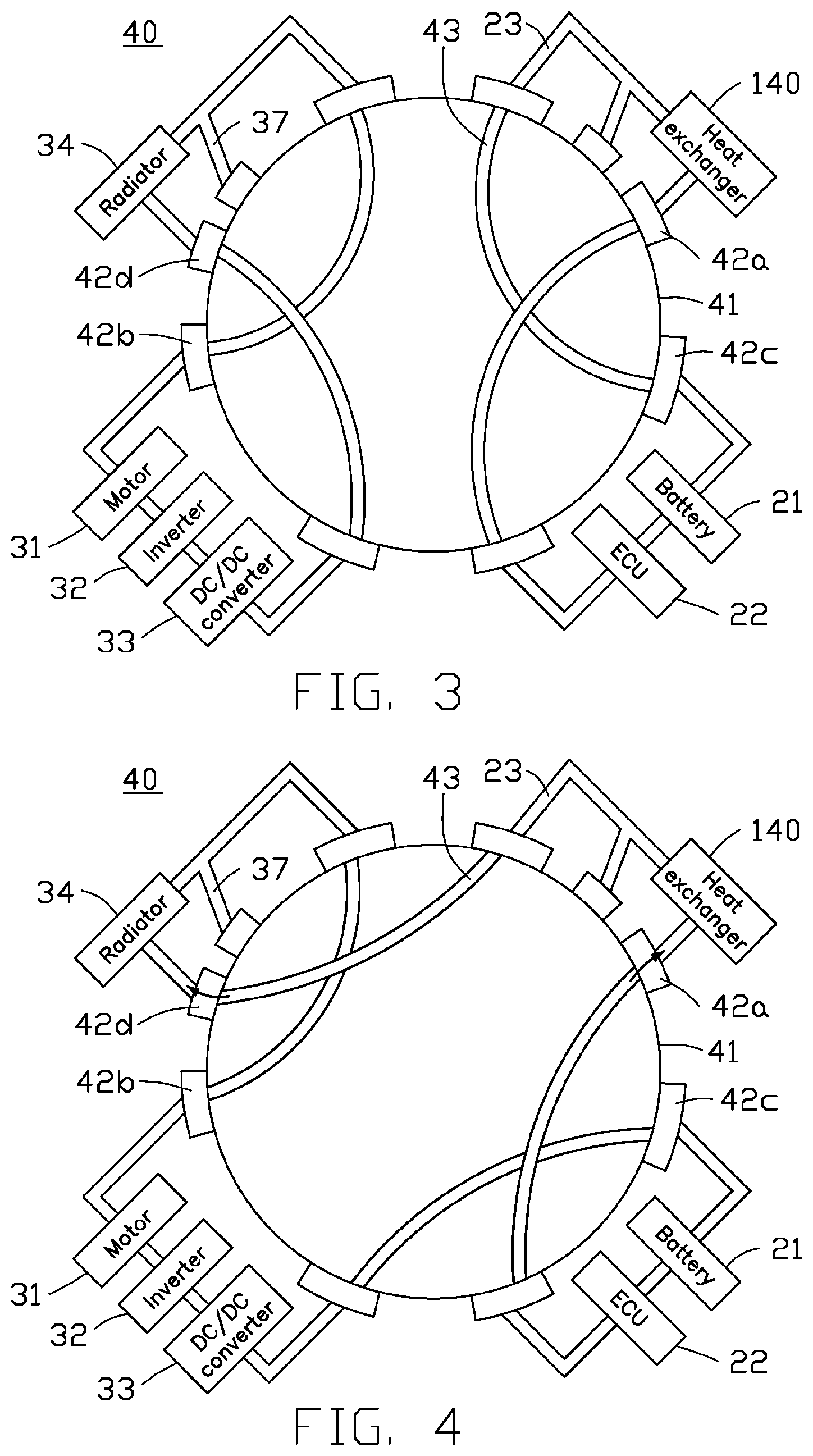 Patent US11780287 Figure 3 – Thermal management system and electric vehicle having the same