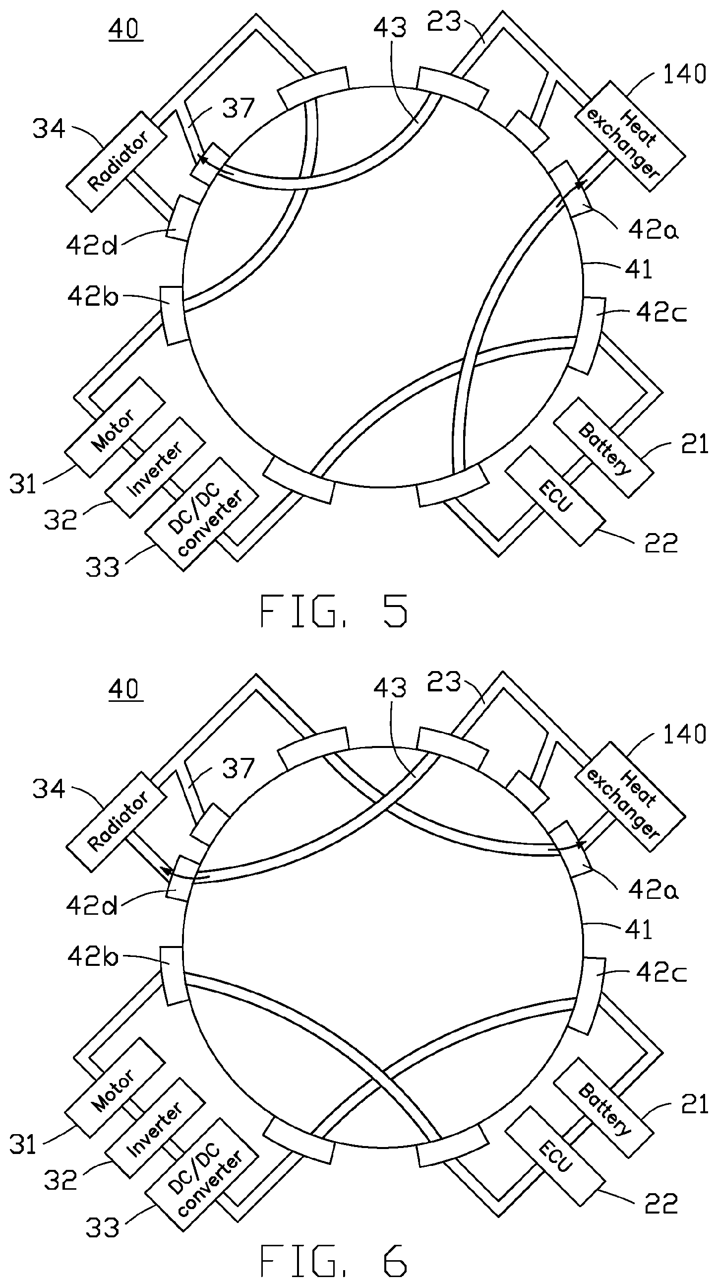 Patent US11780287 Figure 4 – Thermal management system and electric vehicle having the same