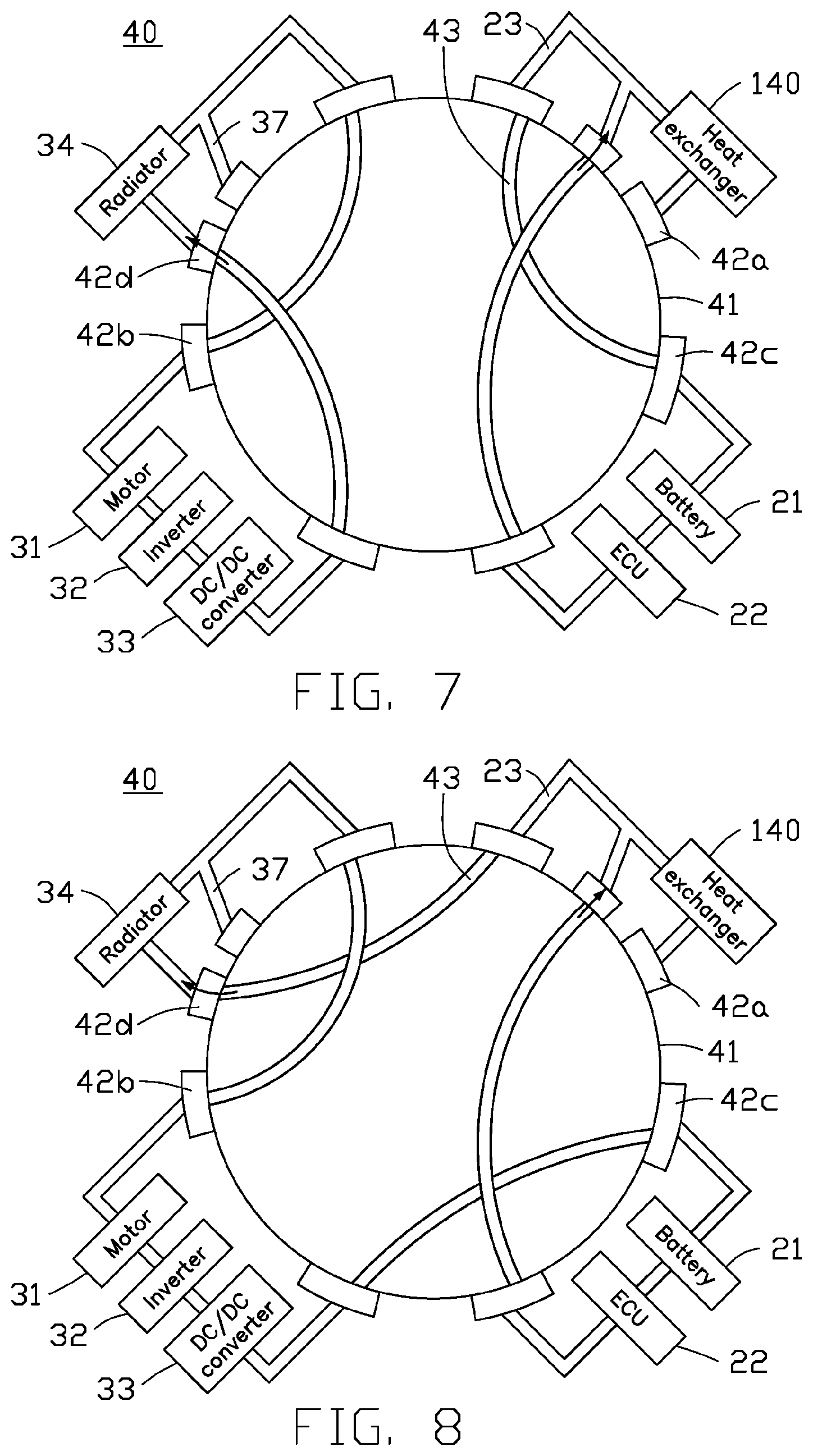 Patent US11780287 Figure 5 – Thermal management system and electric vehicle having the same