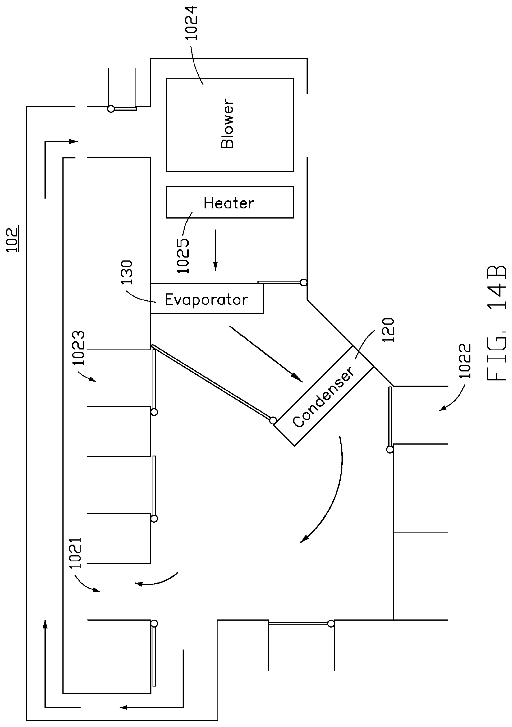 Patent US11780287 Figure 14 – Thermal management system and electric vehicle having the same