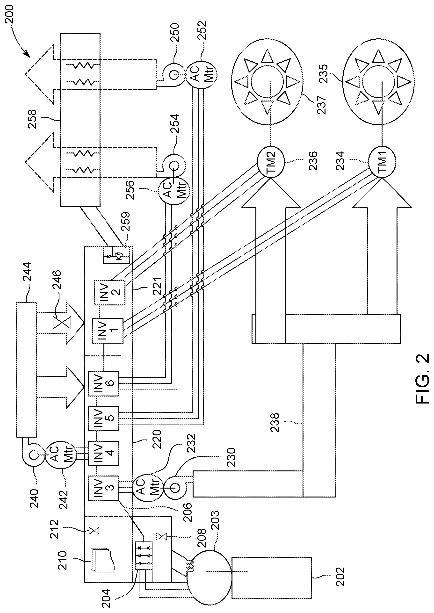 Patent US11780289 Figure 2 – Systems and methods for blower control