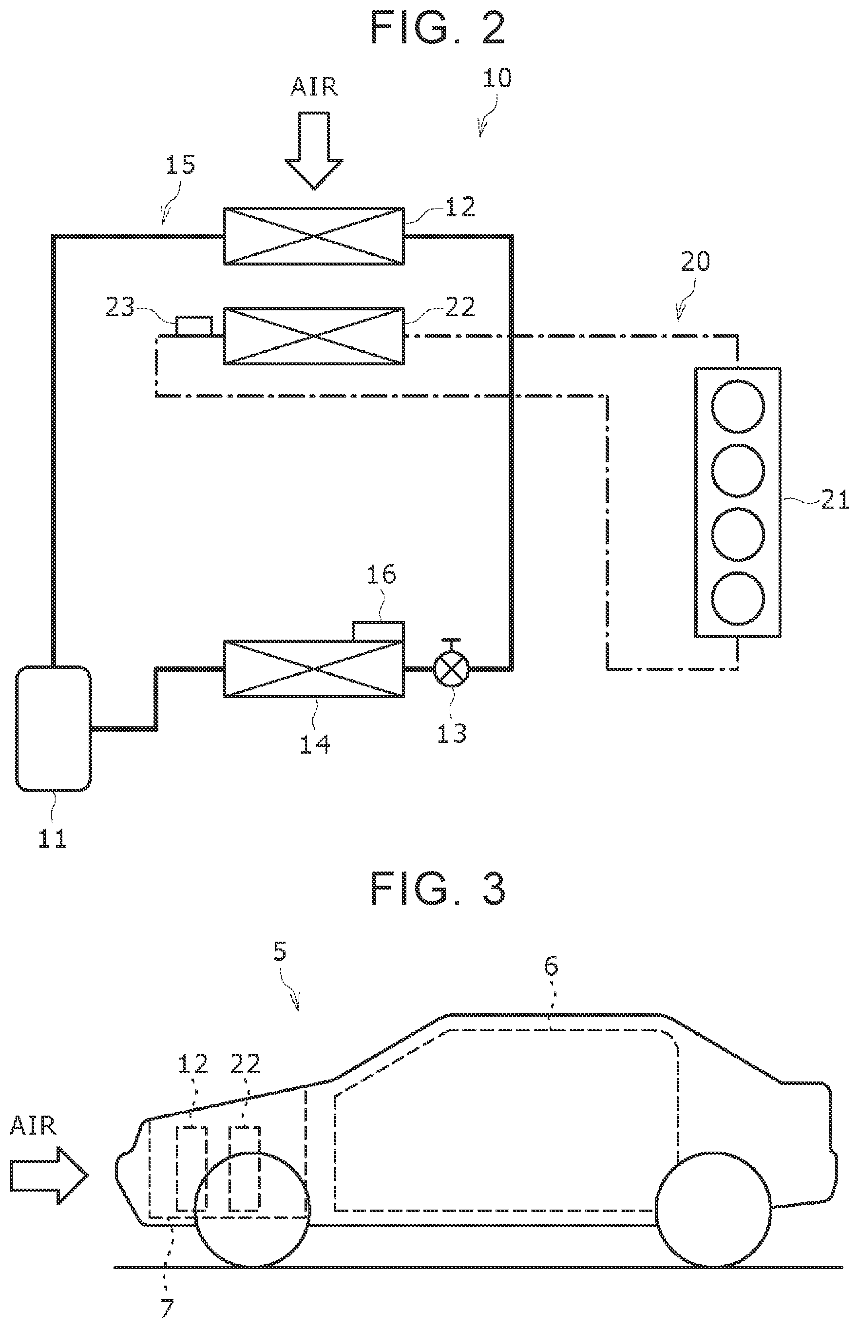 Patent US11780290 Figure 2 – Vehicle air conditioning device