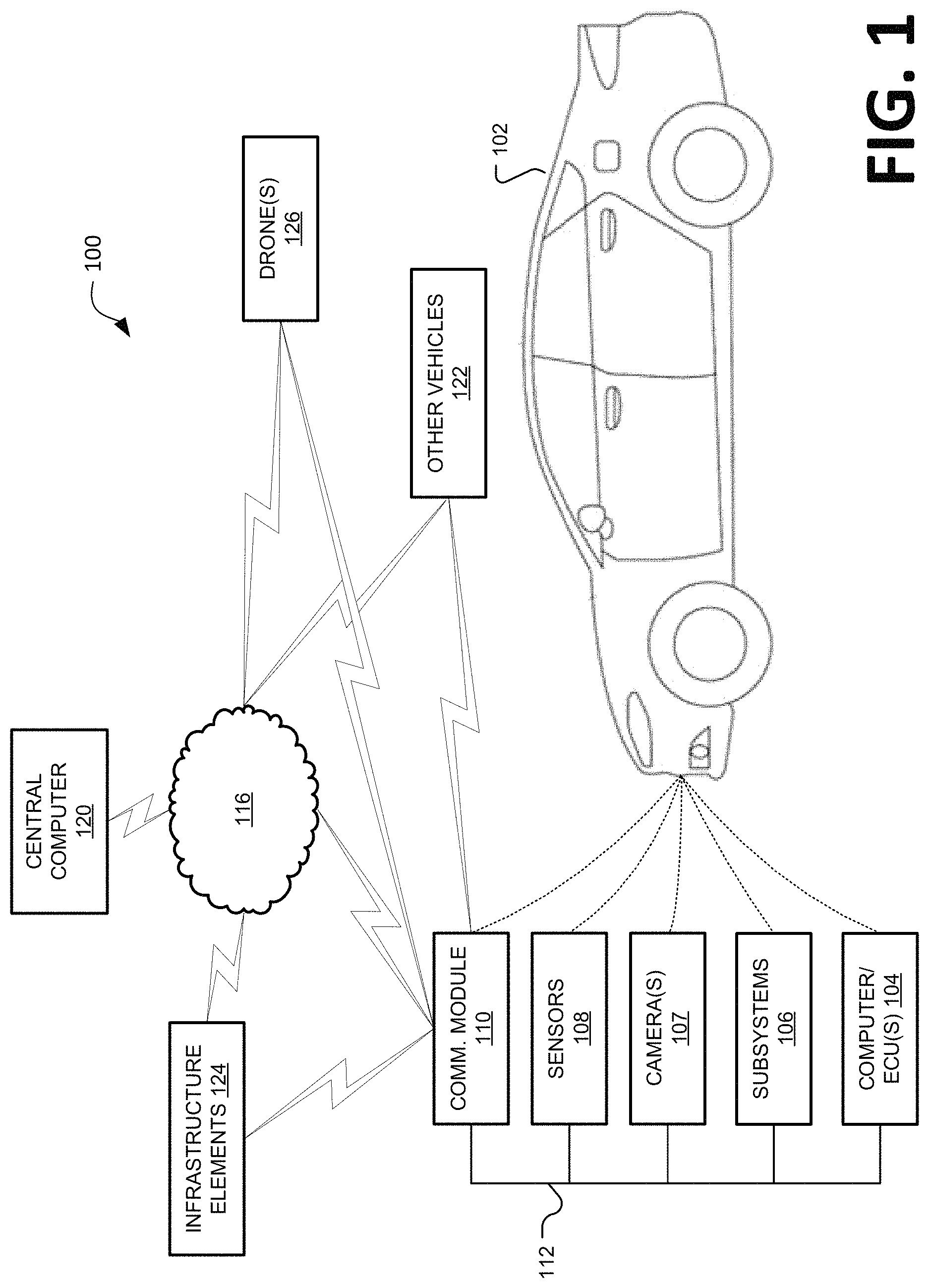 Patent US11780291 Figure 1 – Vehicle air conditioner drip valve diagnostics
