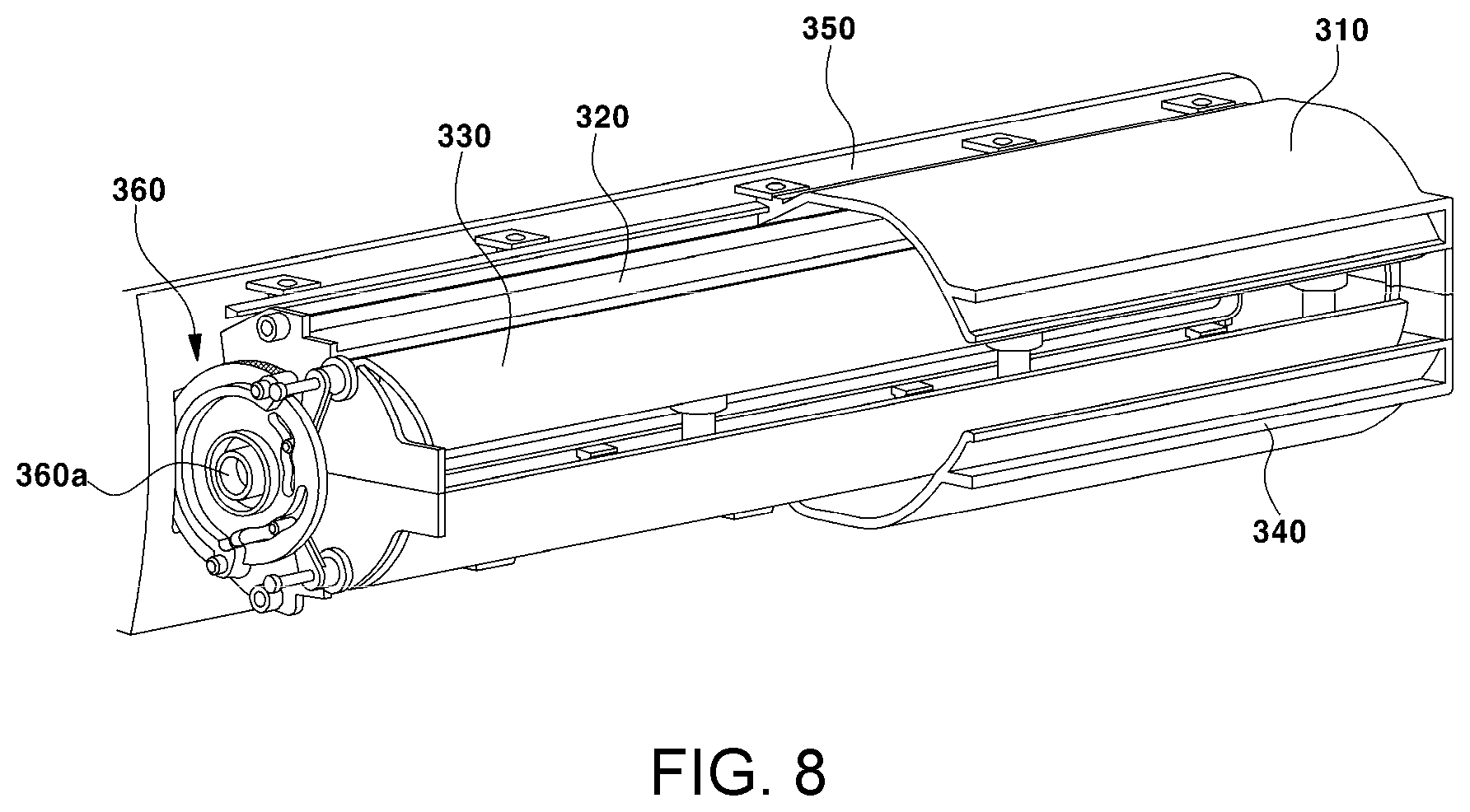 Patent US11780294 Figure 8 – Air conditioning device for vehicle