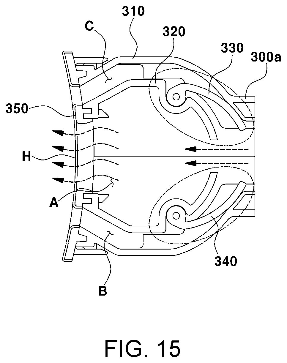 Patent US11780294 Figure 15 – Air conditioning device for vehicle