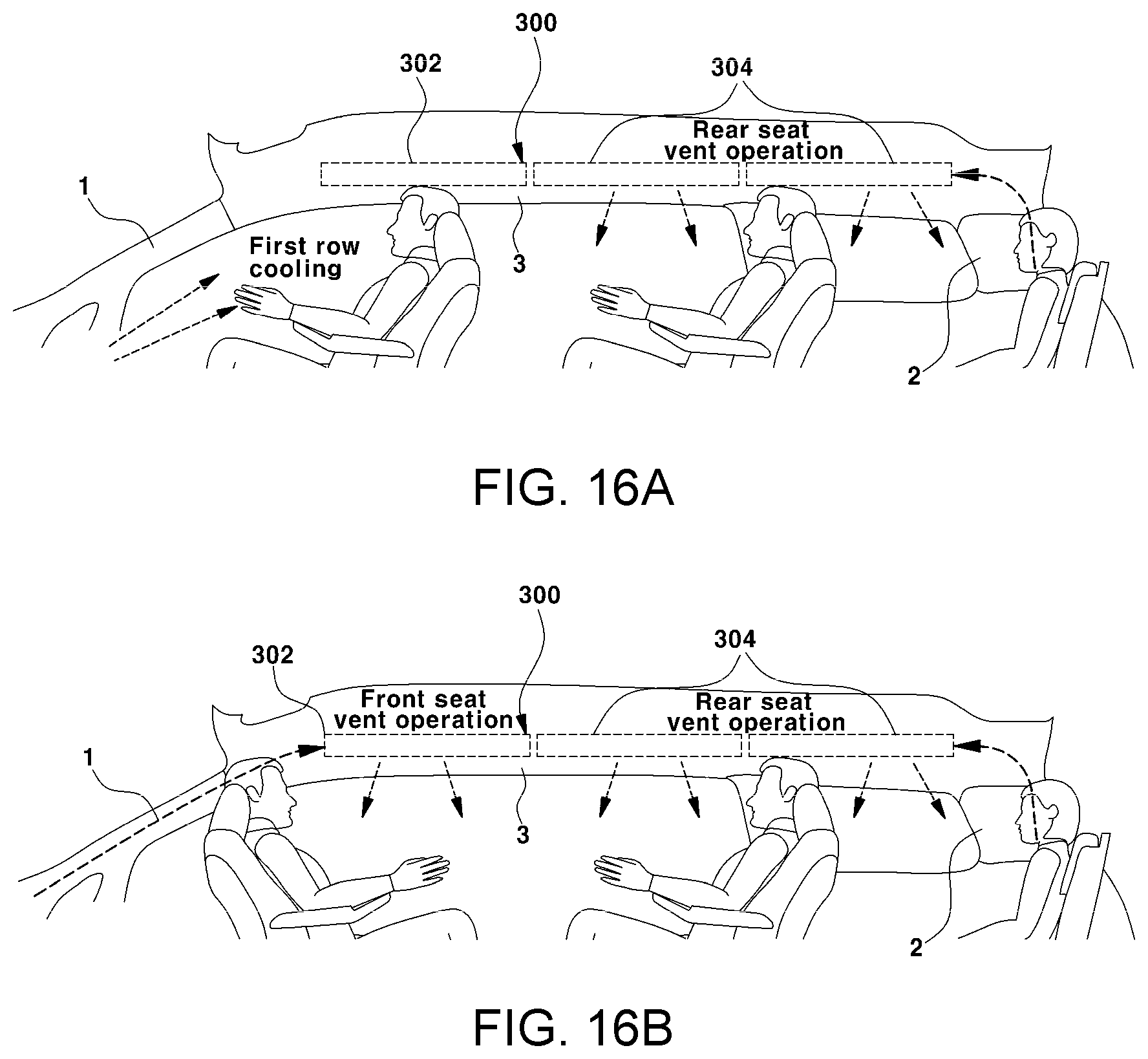 Patent US11780294 Figure 16 – Air conditioning device for vehicle