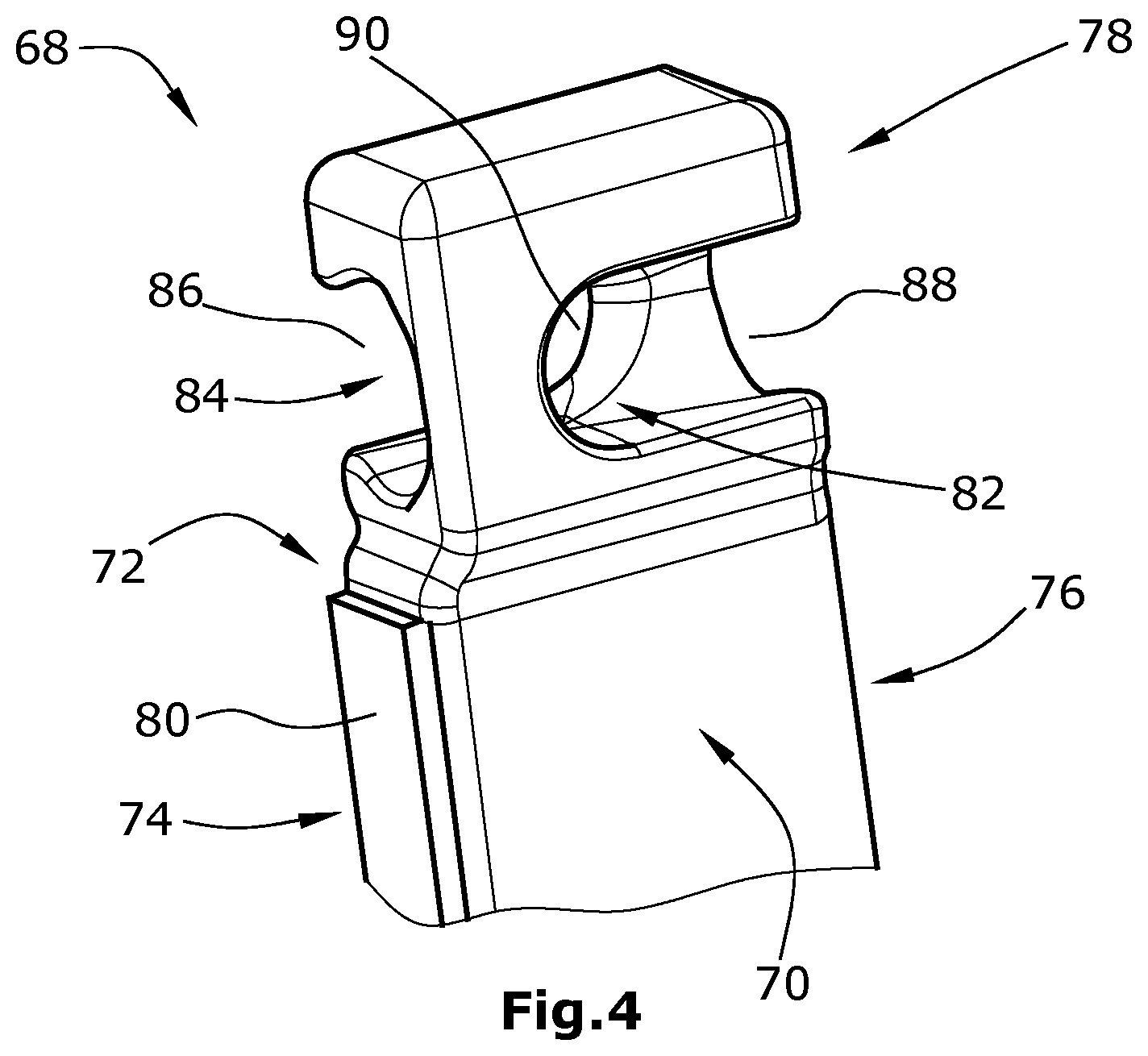 Patent US11780301 Figure 4 – Blinding arrangement for the shielding of a vehicle windshield
