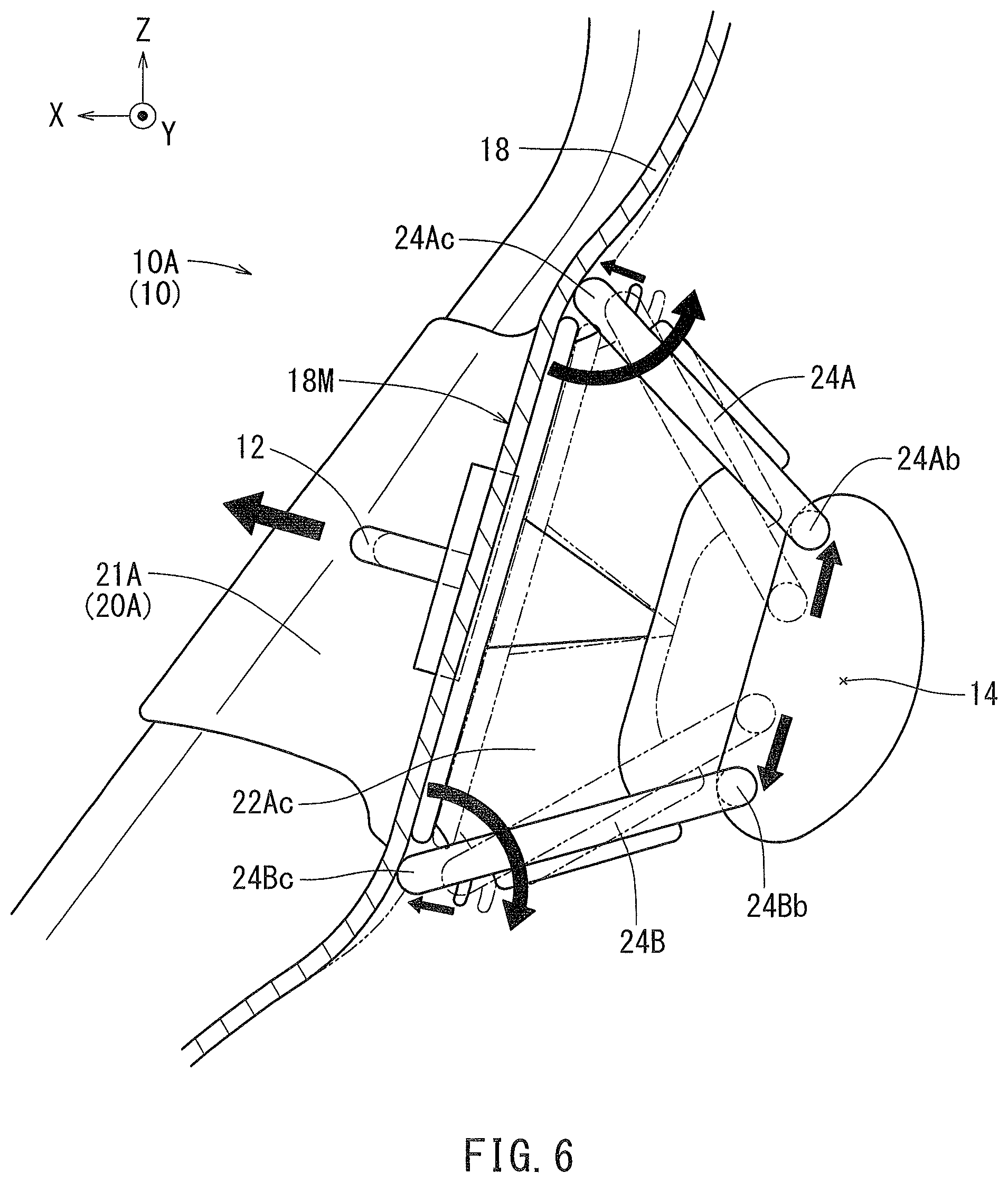 Patent US11780303 Figure 6 – Striker mounting structure