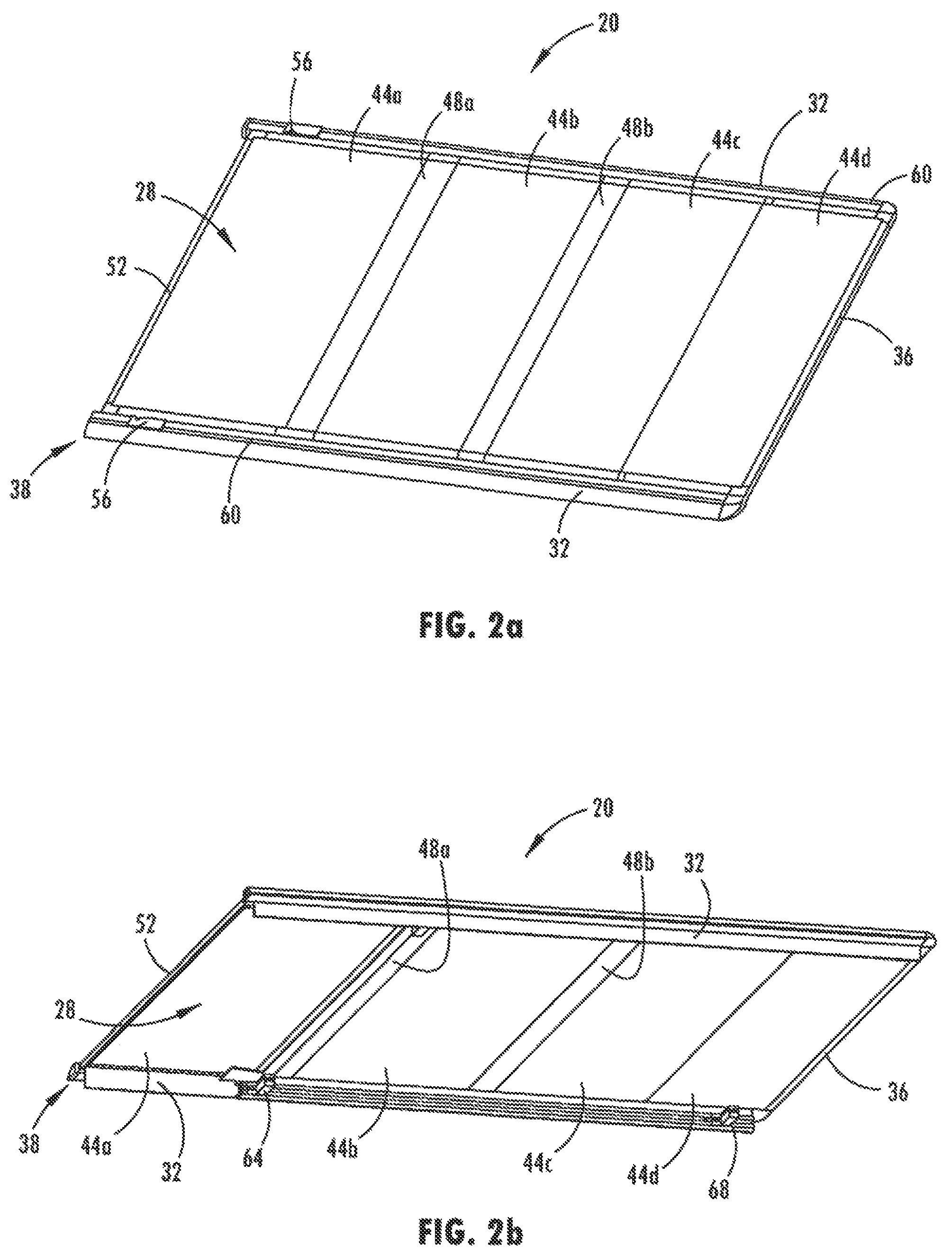 Patent US11780305 Figure 2 – Tonneau system for use with a pickup truck