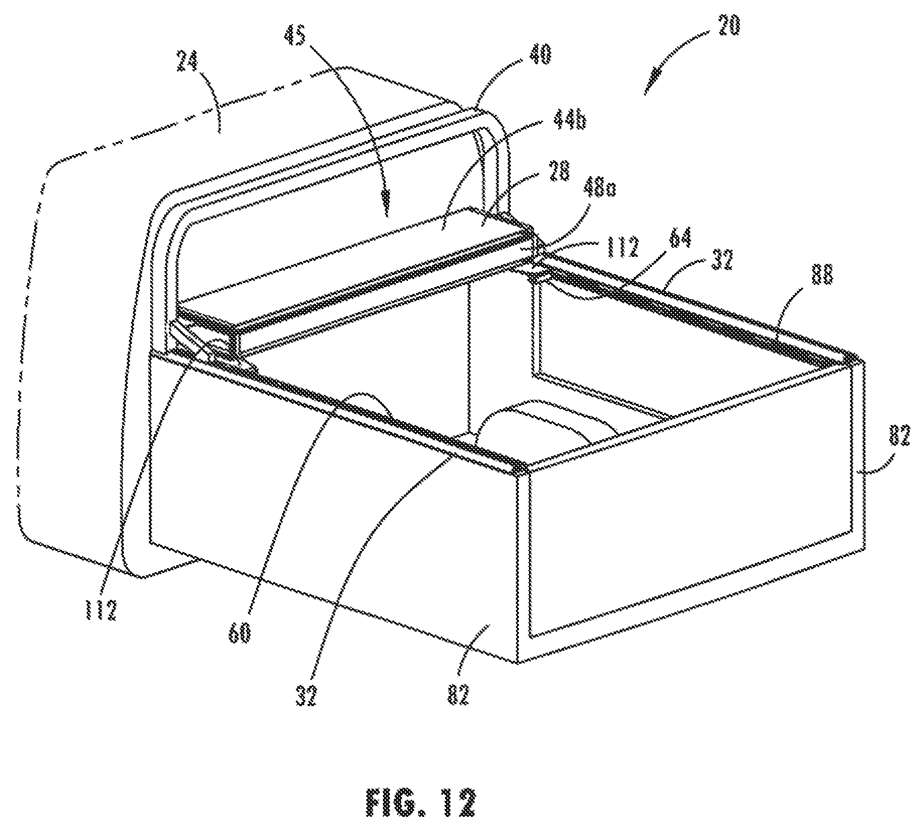 Patent US11780305 Figure 10 – Tonneau system for use with a pickup truck