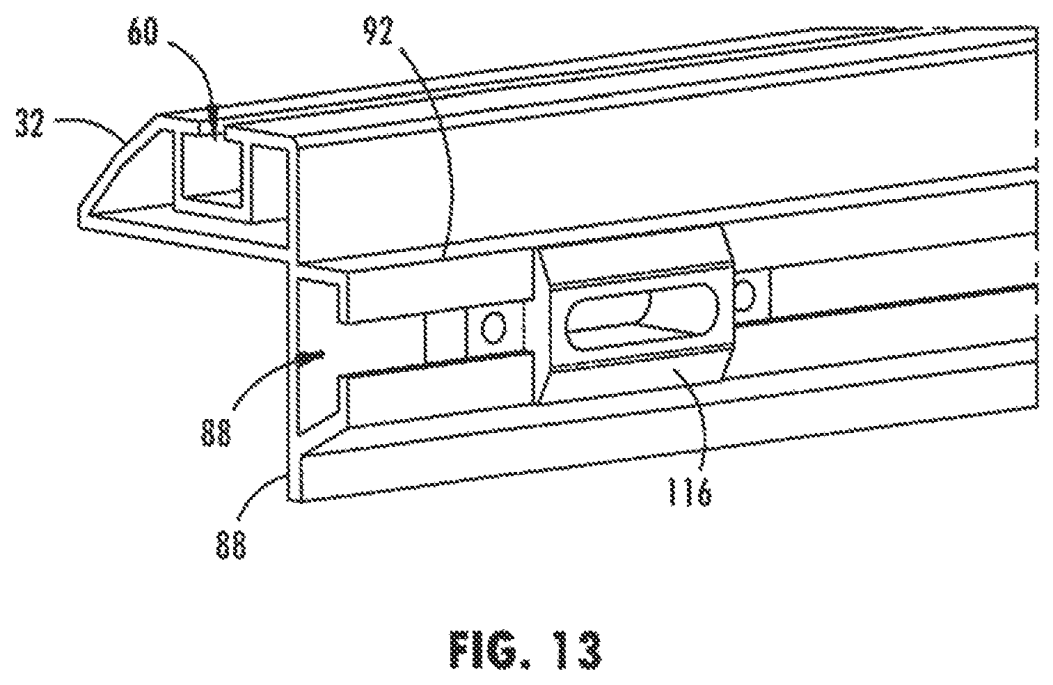 Patent US11780305 Figure 11 – Tonneau system for use with a pickup truck
