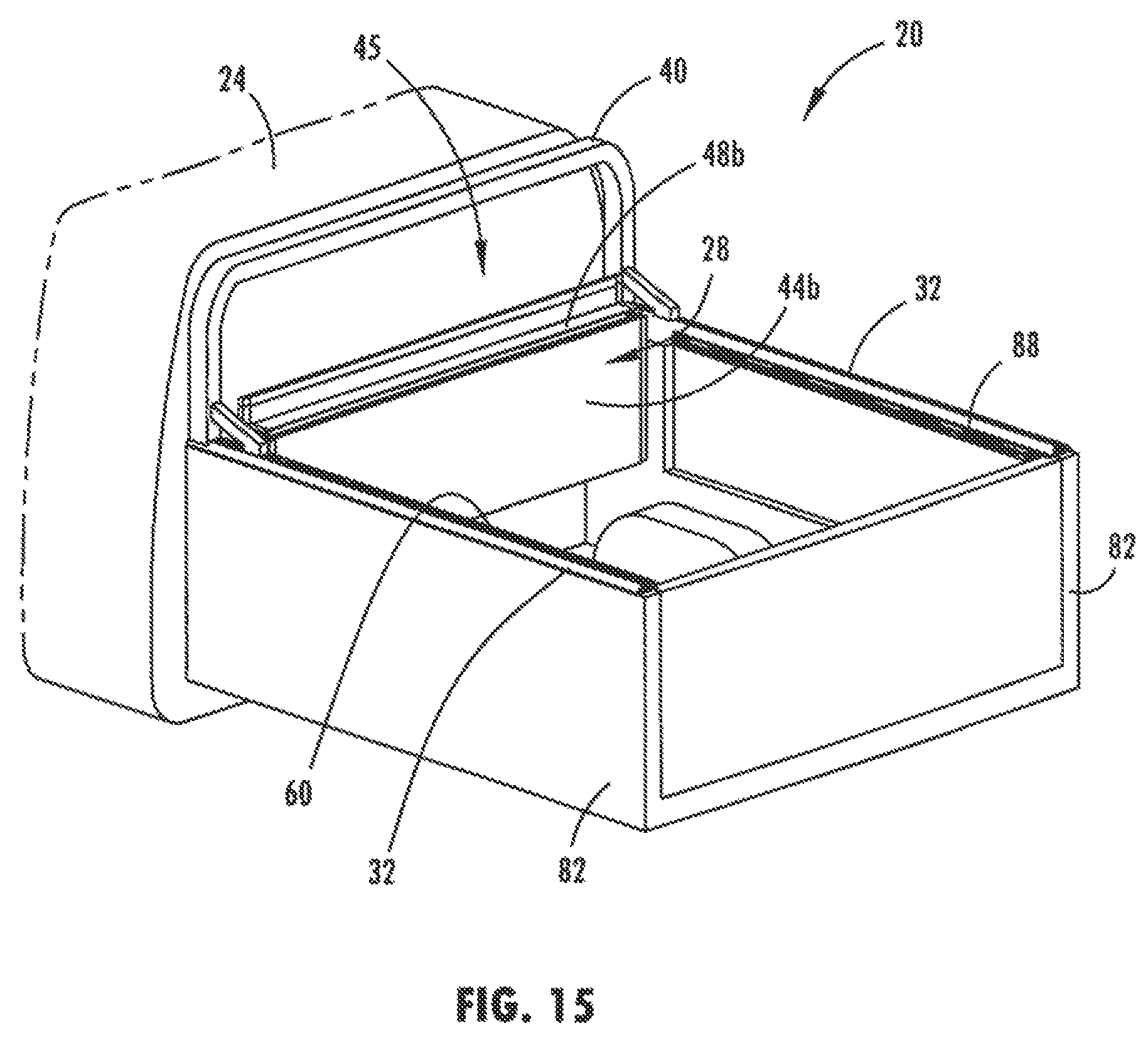 Patent US11780305 Figure 13 – Tonneau system for use with a pickup truck