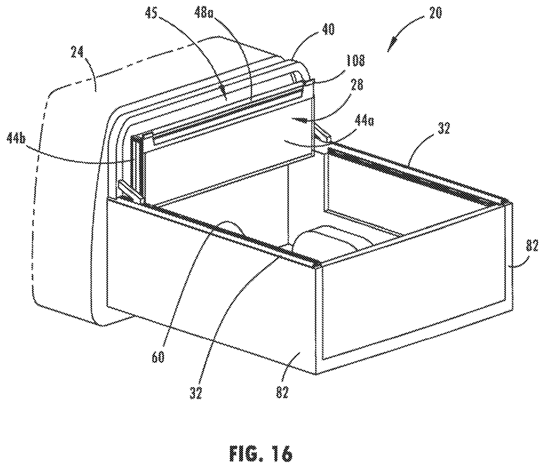 Patent US11780305 Figure 14 – Tonneau system for use with a pickup truck