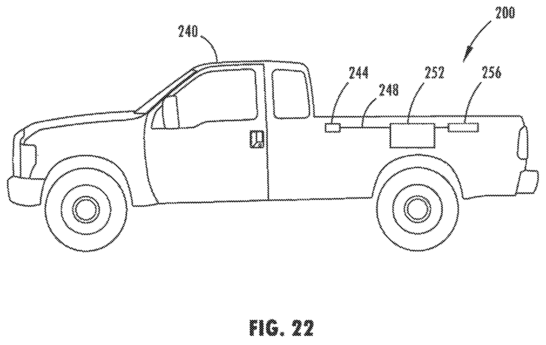 Patent US11780305 Figure 20 – Tonneau system for use with a pickup truck
