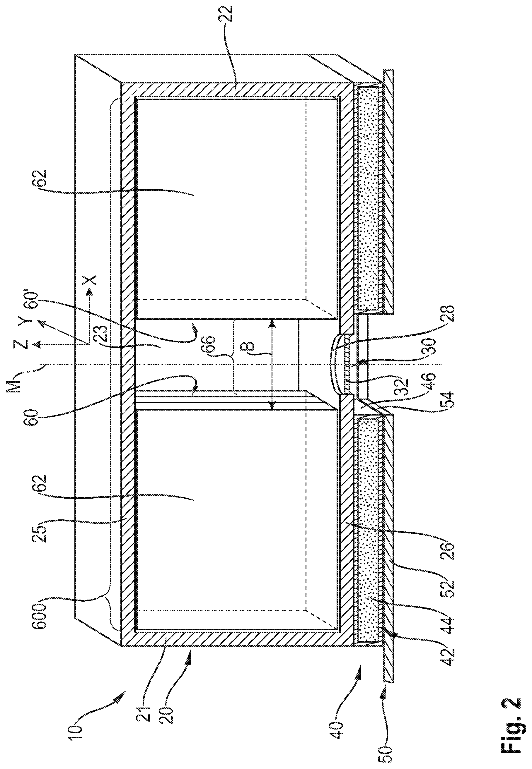 Patent US11780310 Figure 2 – Motor vehicle comprising a traction battery module
