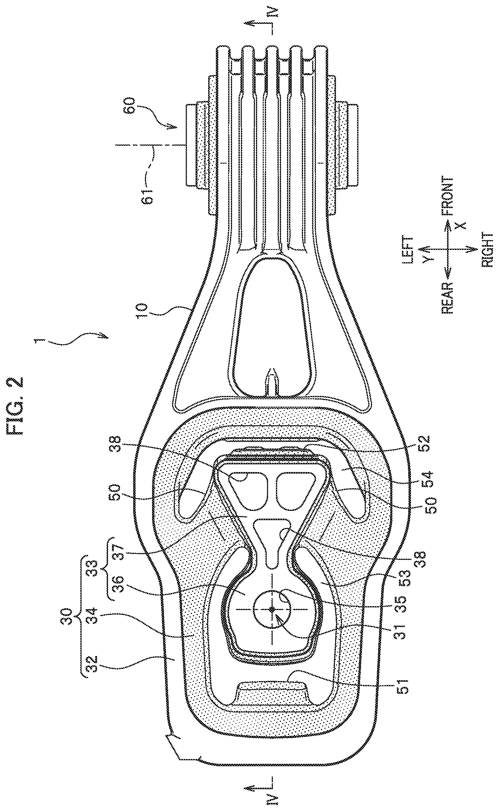 Patent US11780311 Figure 2 – Torque rod
