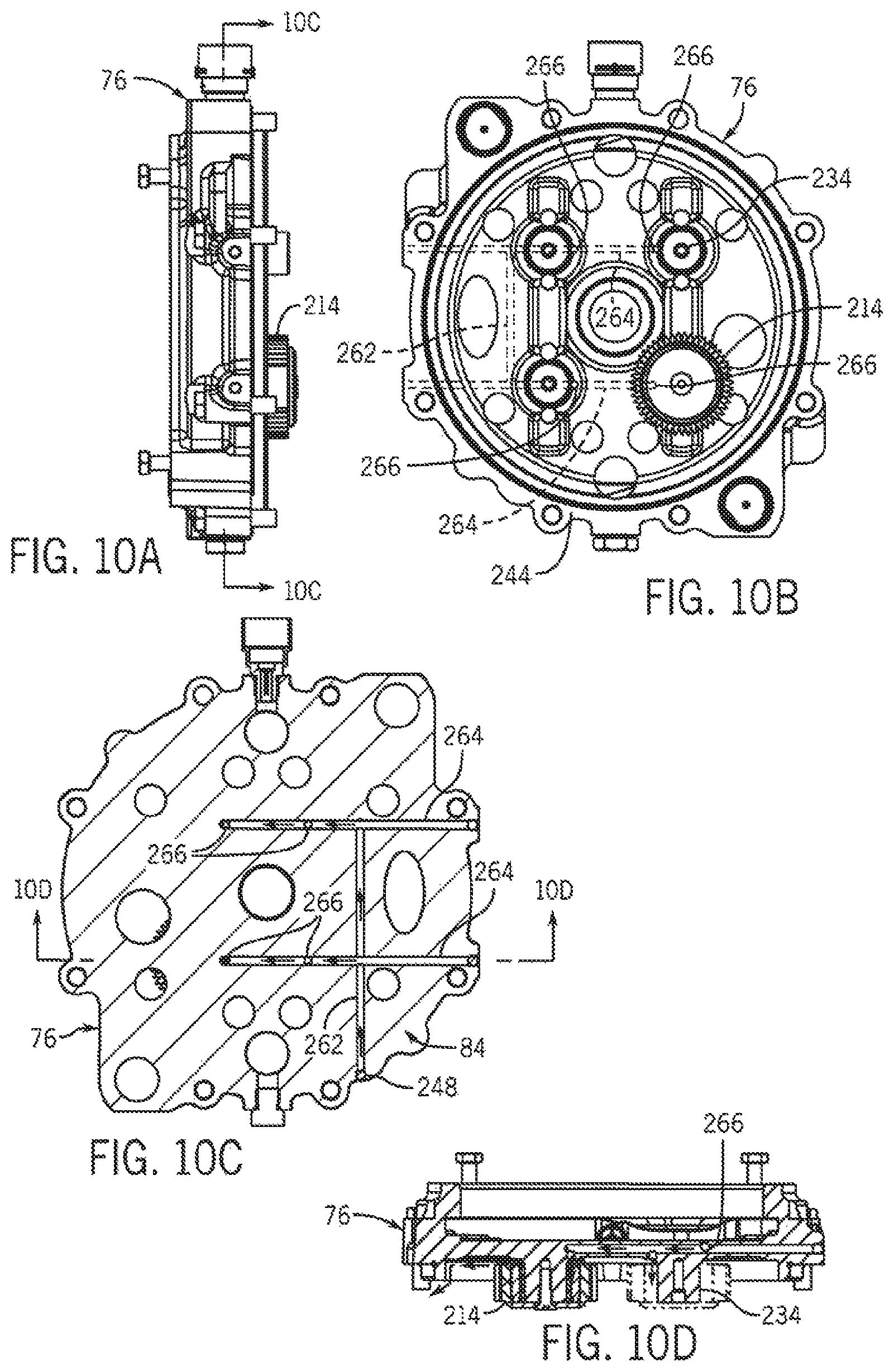 Patent US11780319 Figure 10 – Work vehicle electric drive assembly cooling arrangement