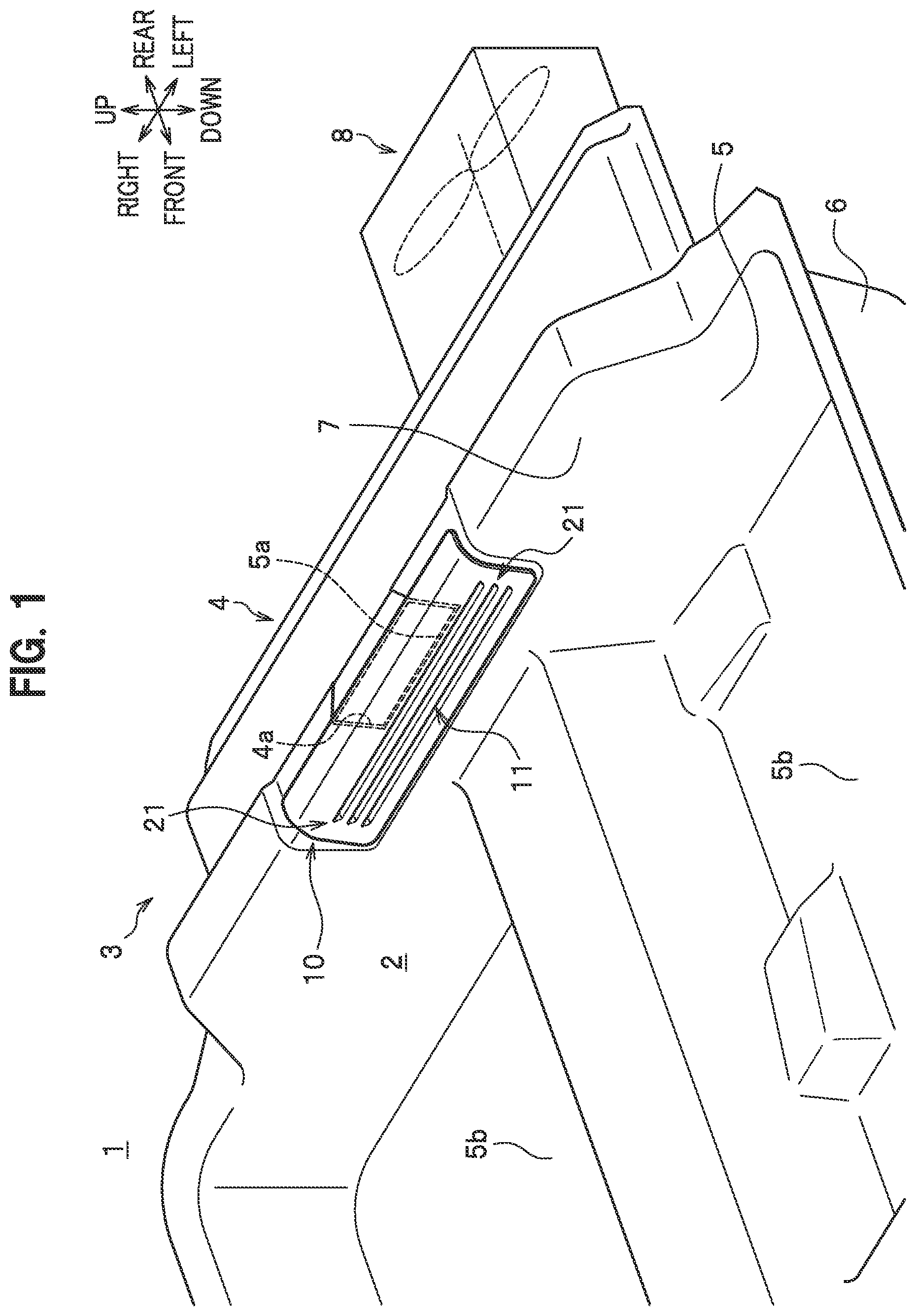 Patent US11780320 Figure 1 – Louver structure