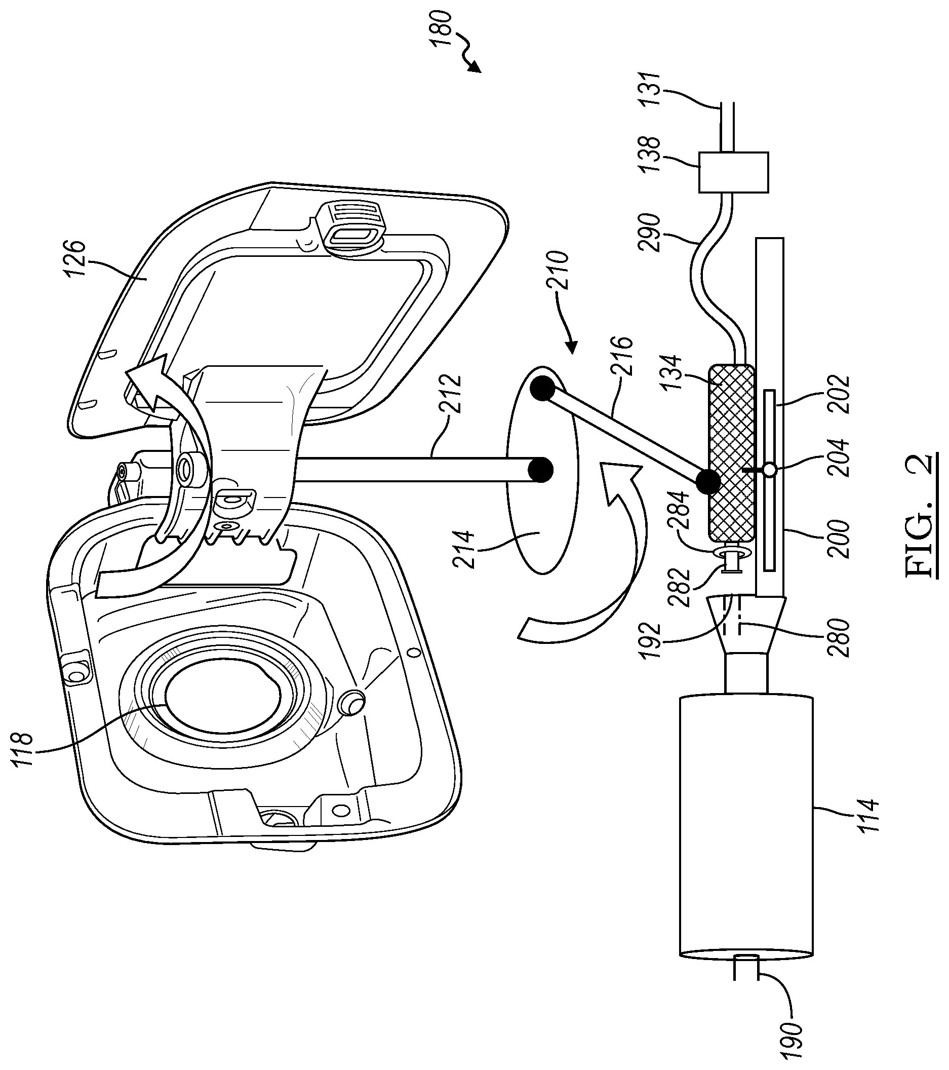 Patent US11780322 Figure 2 – Fuel system for a vehicle