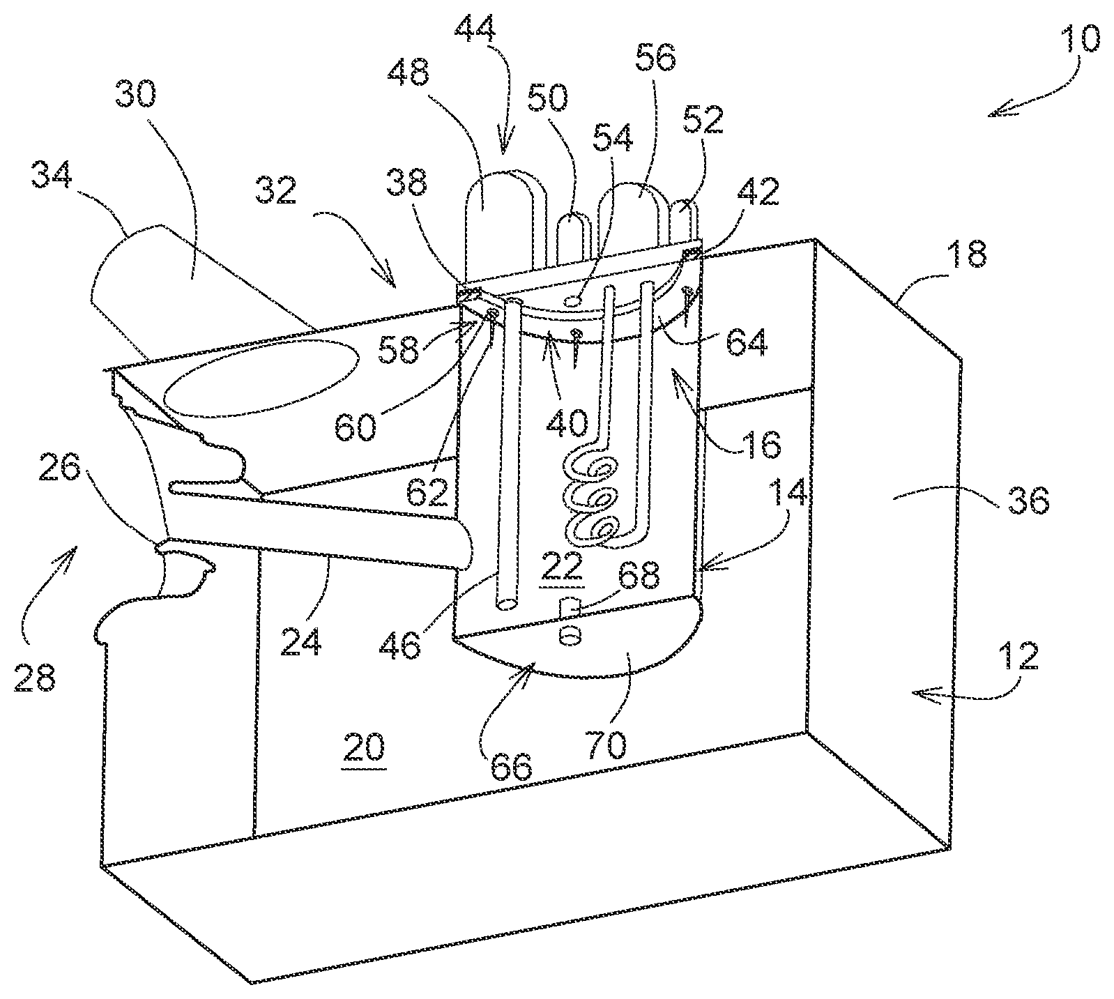 Patent US11780324 Figure 1 – Fuel tank for a vehicle