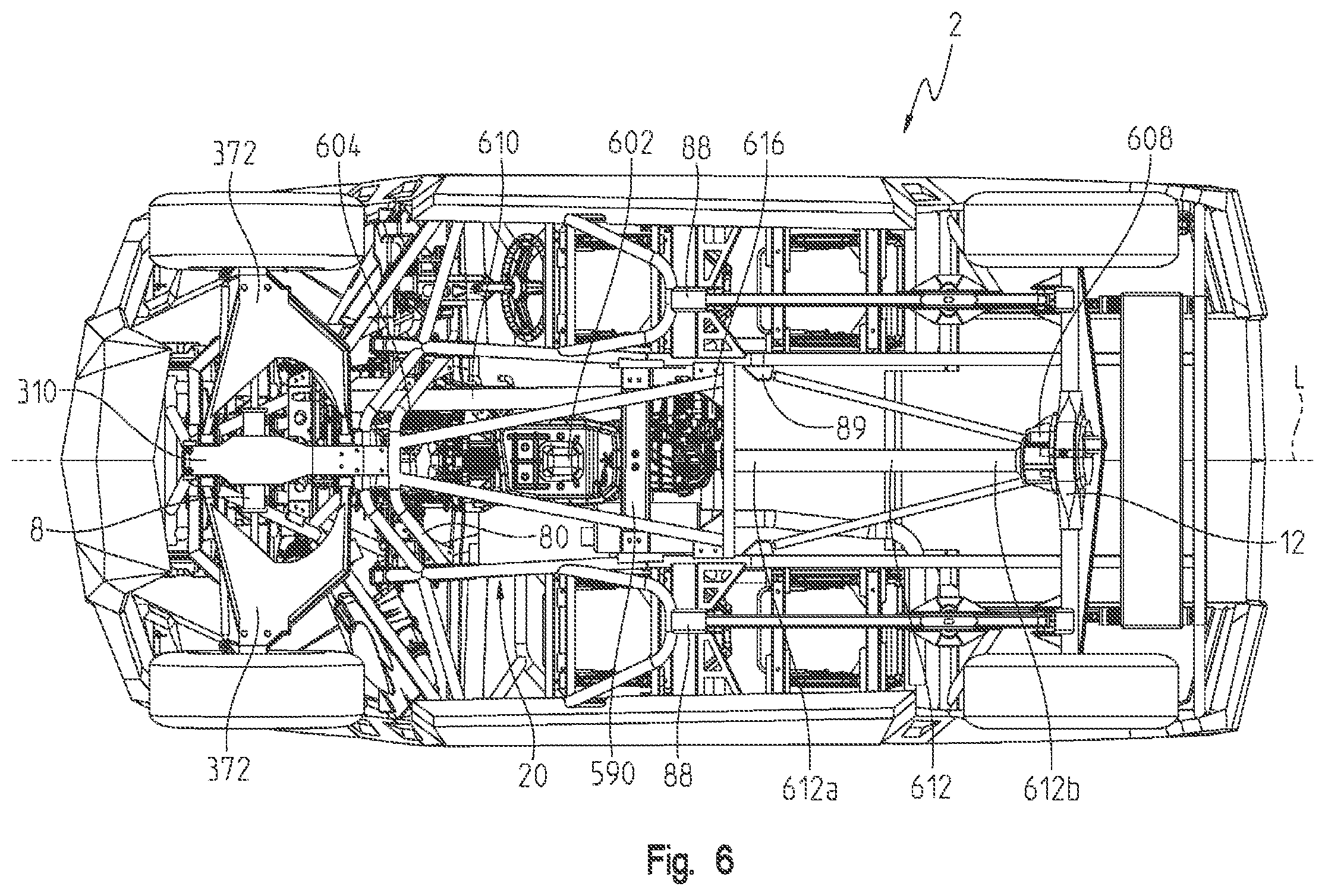 Patent US11780326 Figure 6 – Utility vehicle