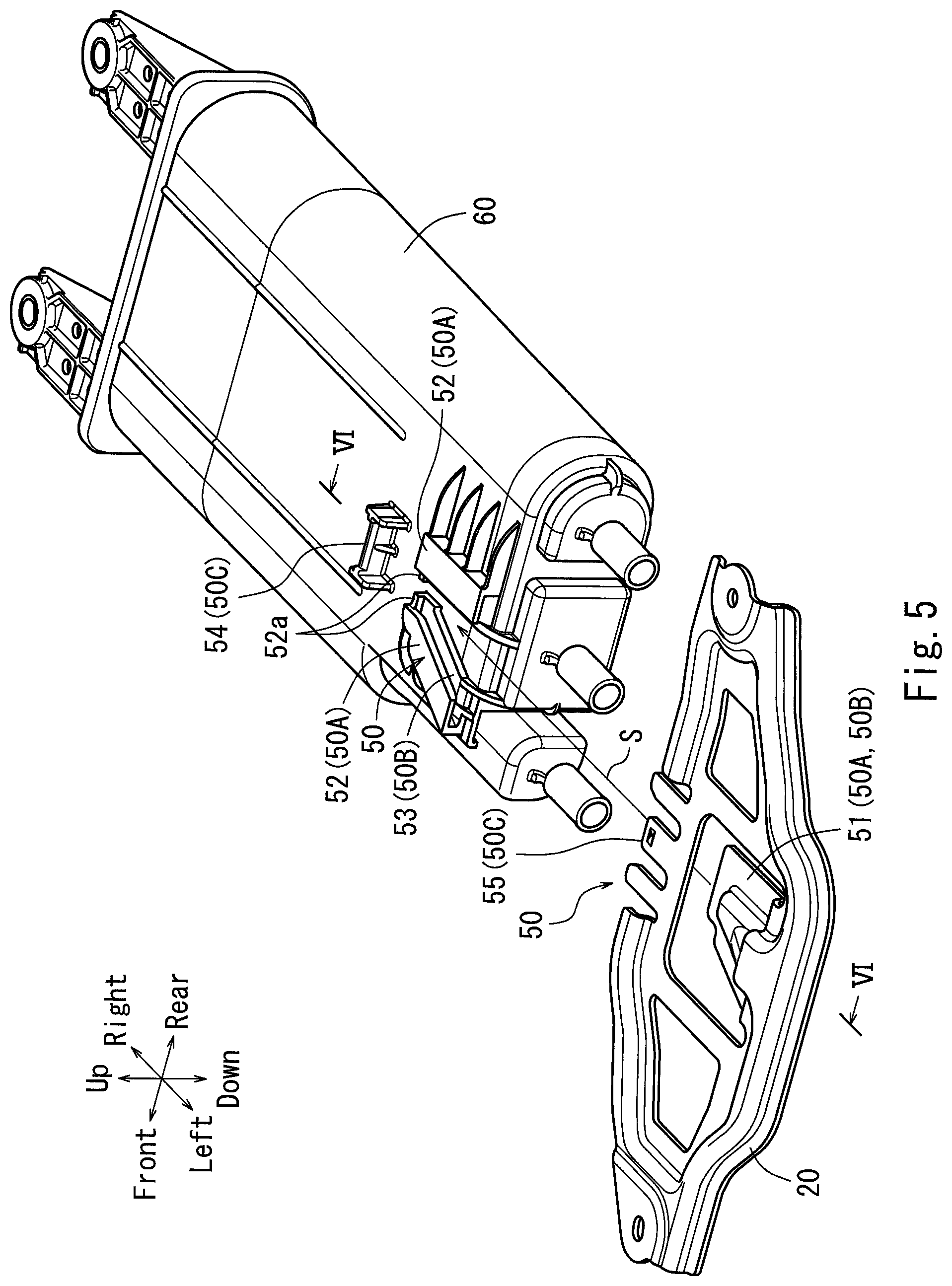 Patent US11780327 Figure 5 – Canister mounting structure