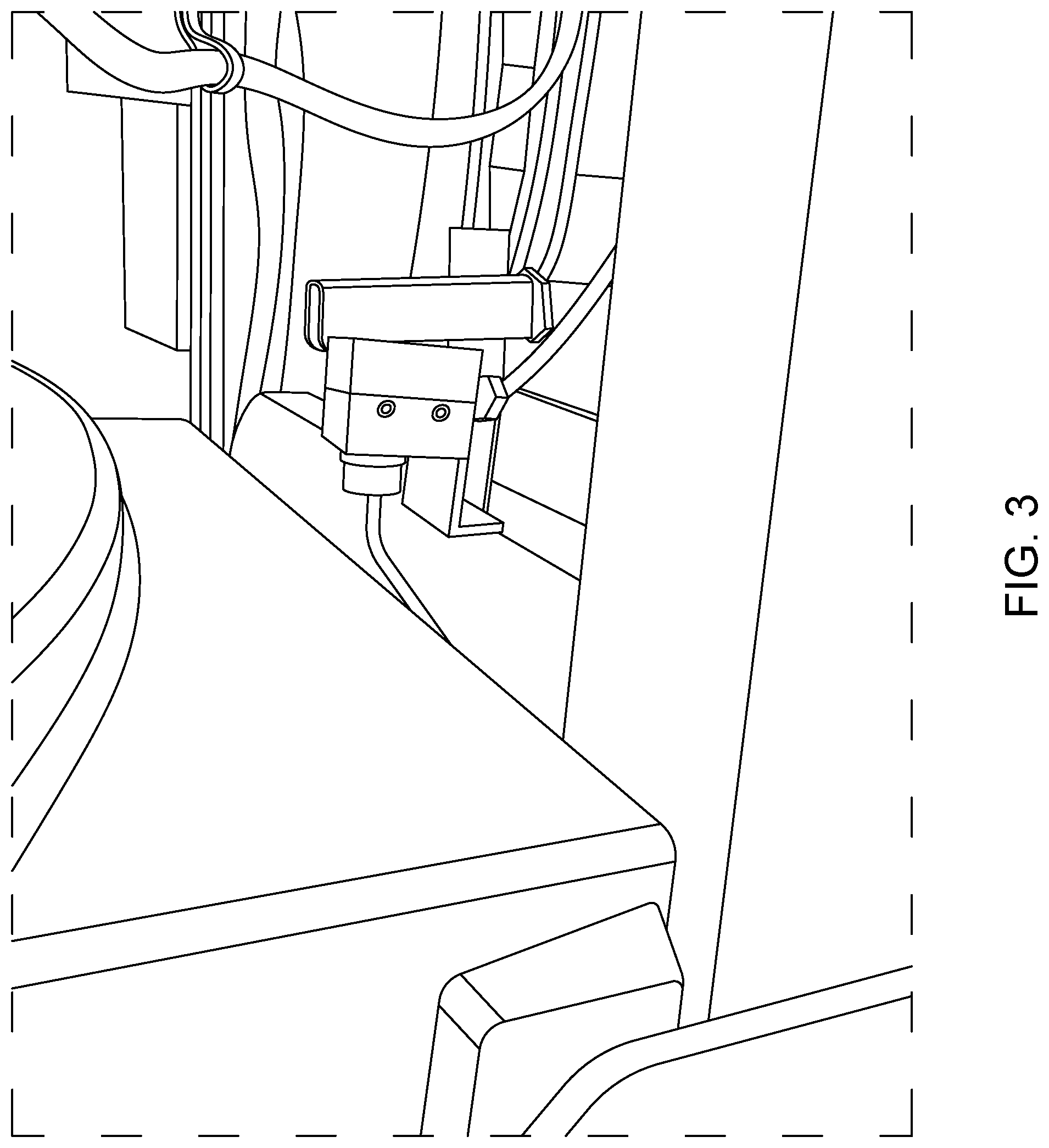 Patent US11780330 Figure 3 – Truck load alarm safety system with drive interlock