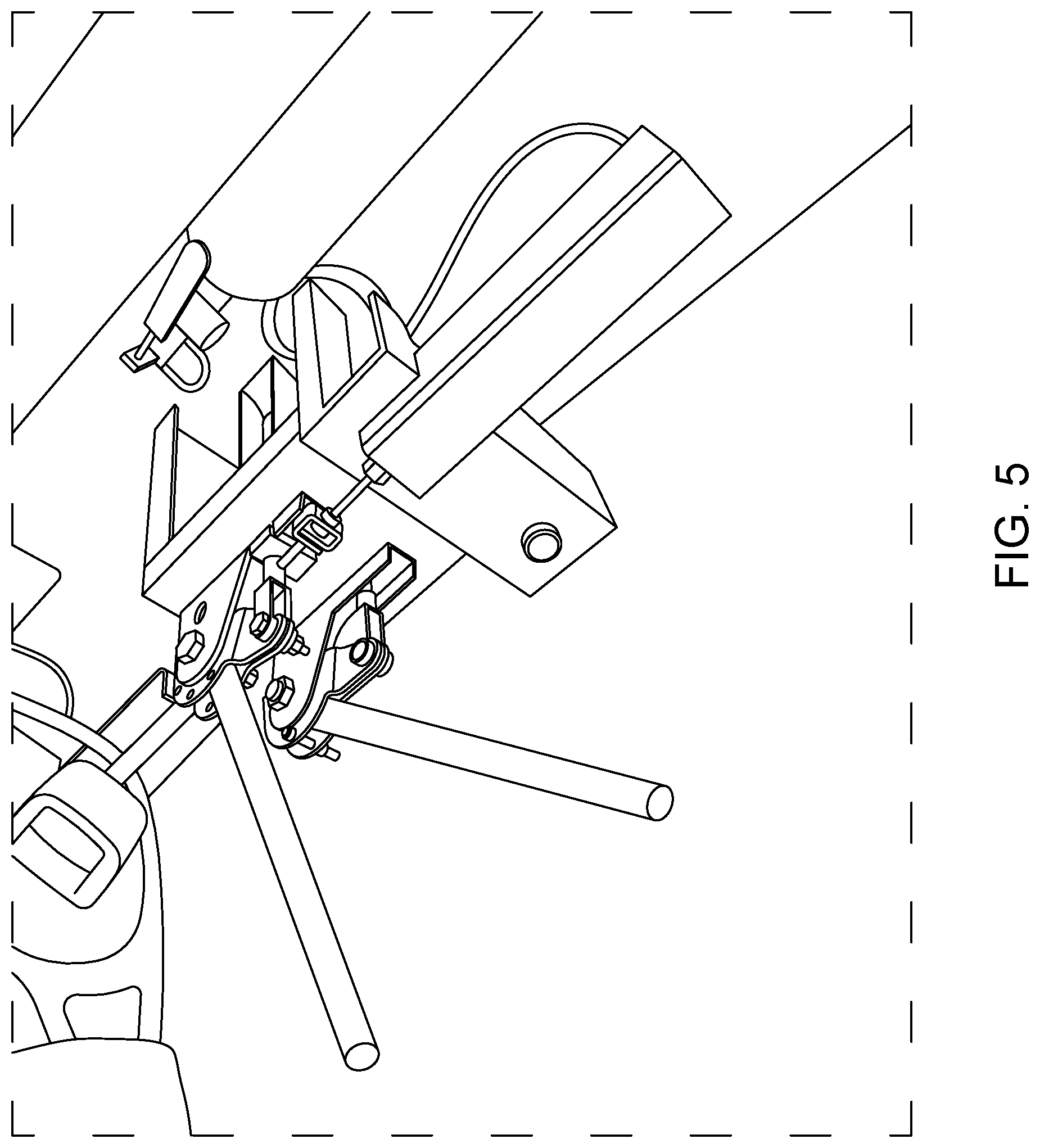Patent US11780330 Figure 5 – Truck load alarm safety system with drive interlock