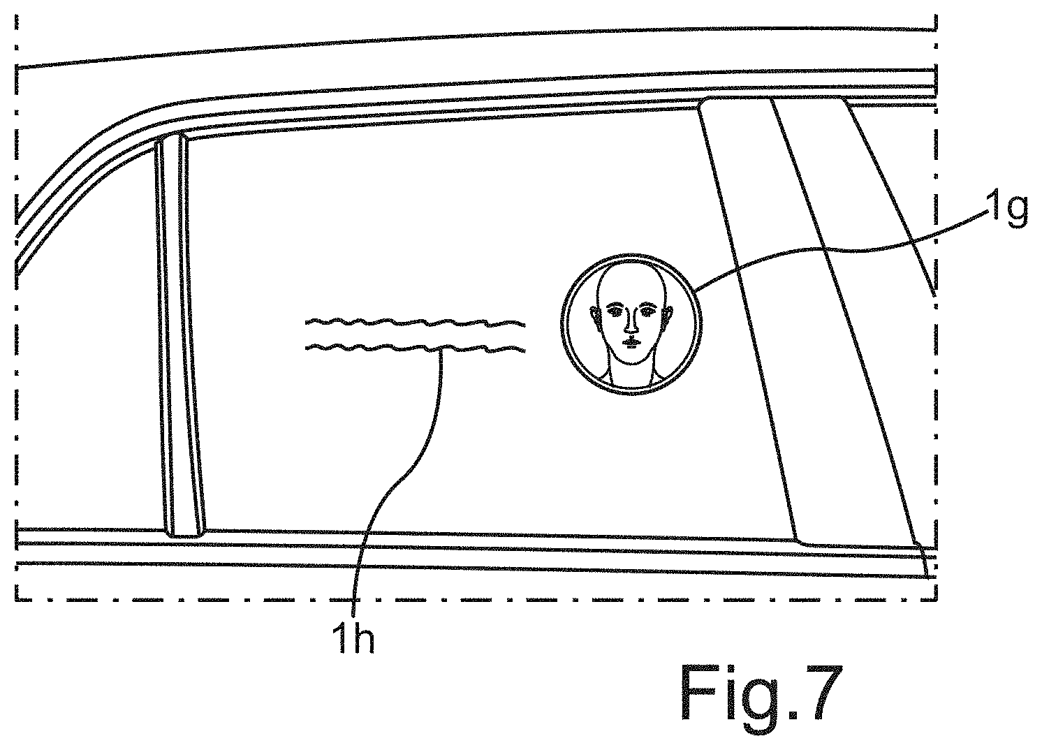 Patent US11780331 Figure 6 – Methods and systems for displaying visual content on a motor vehicle and method for providing a motor vehicle