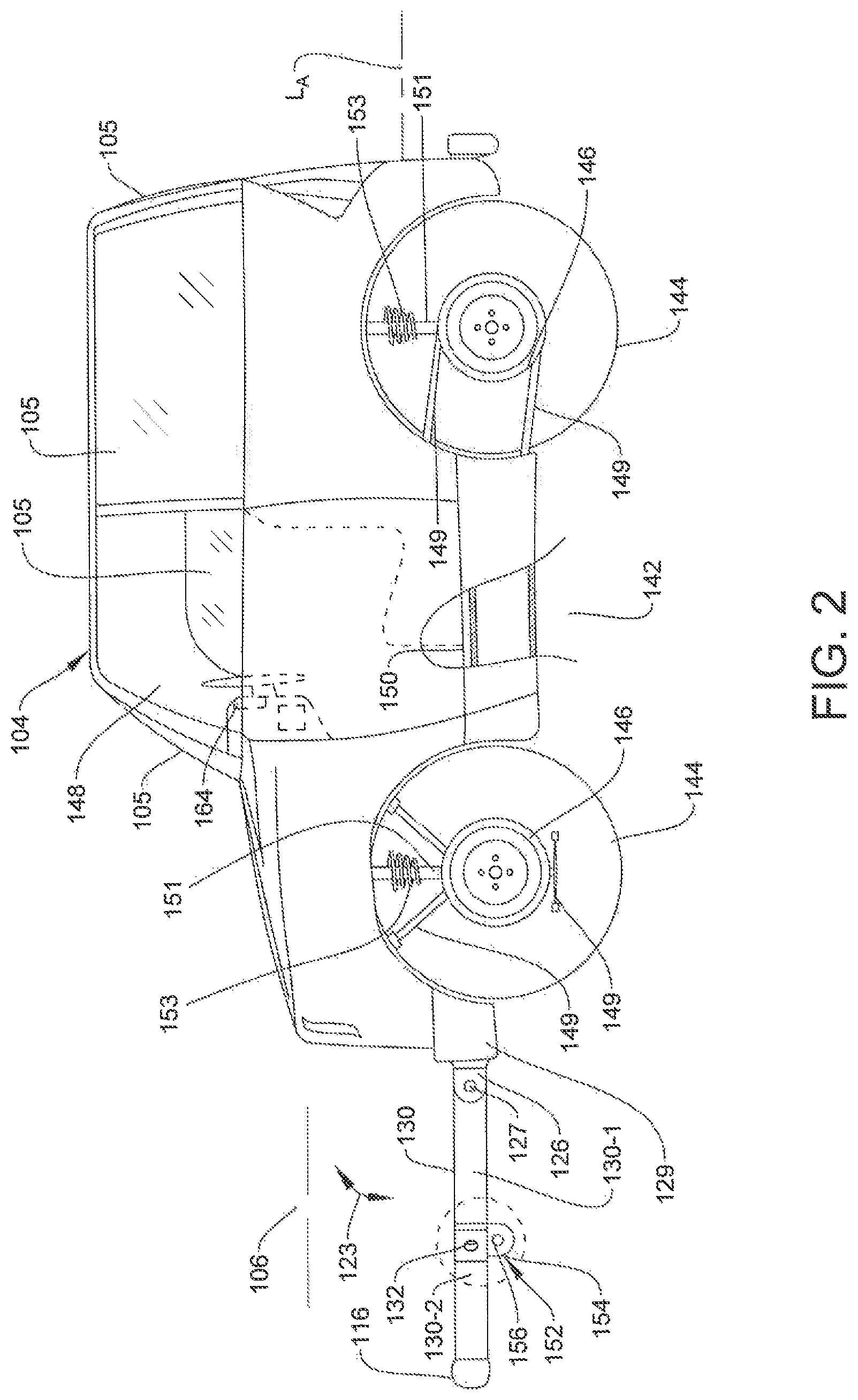Patent US11780335 Figure 2 – Power generation system for physically-coupled vehciles and method of operation thereof