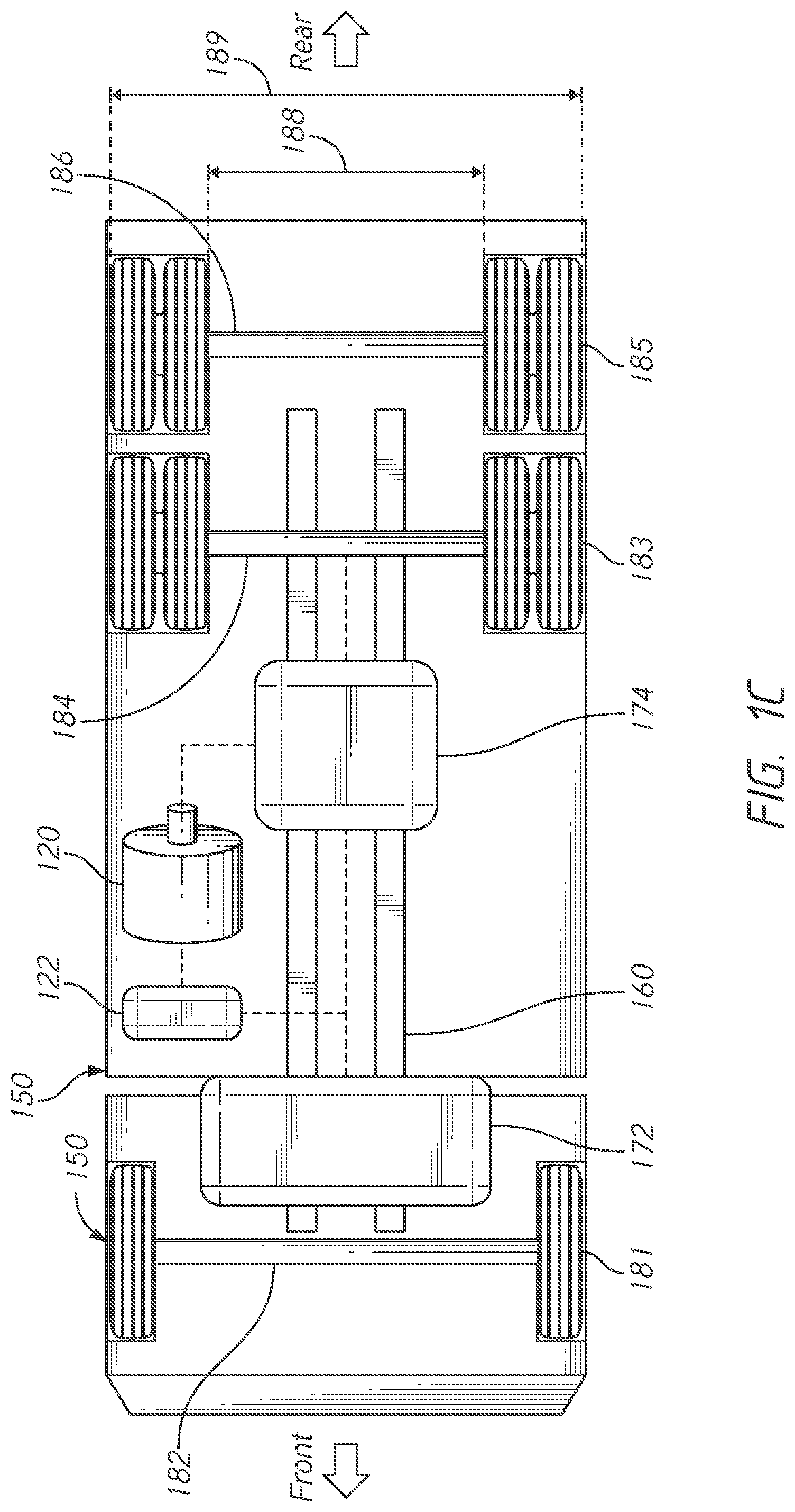 Patent US11780337 Figure 3 – Vehicle battery system