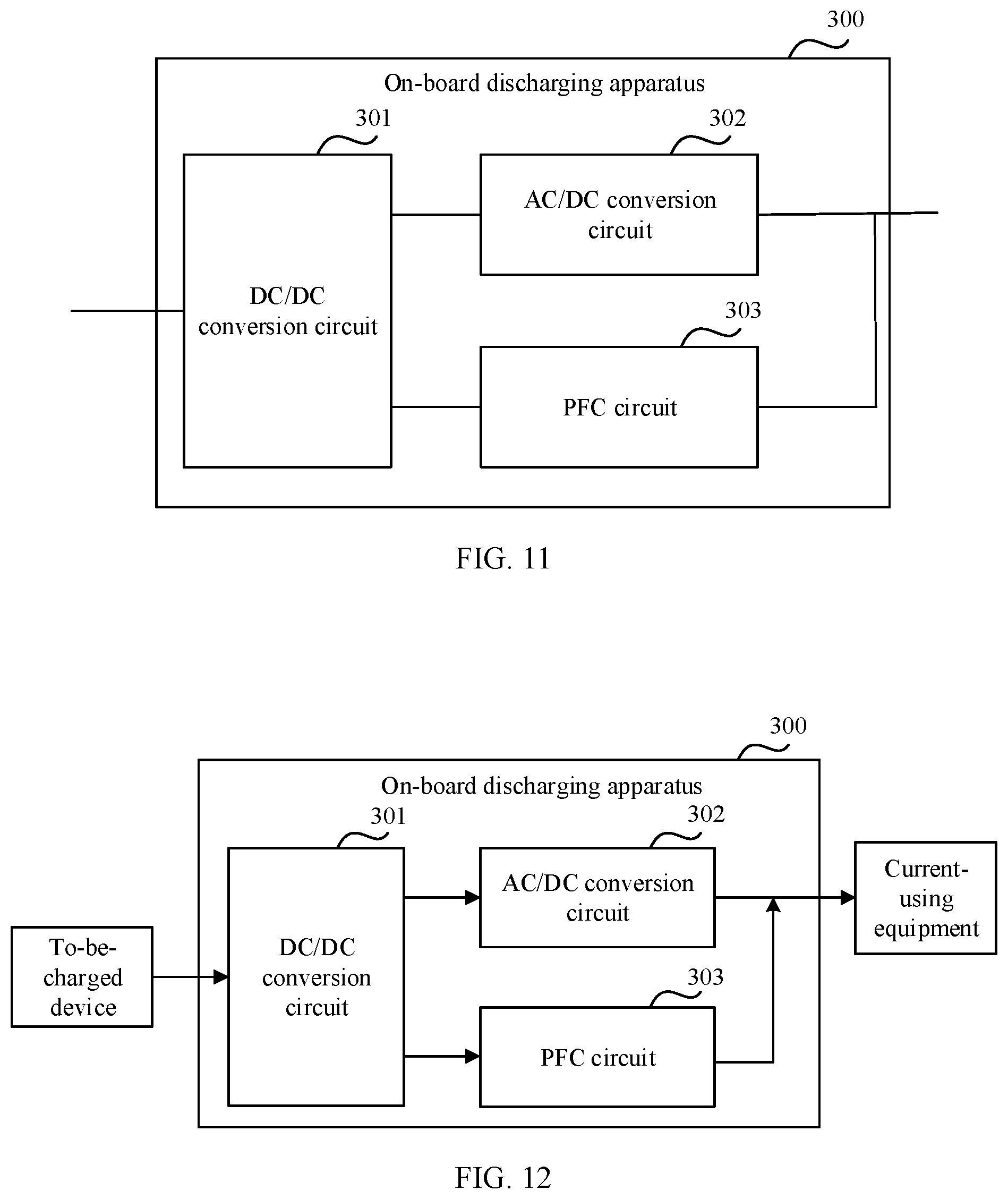 Patent US11780342 Figure 7 – On-board charging and discharging apparatus, charging and discharging system thereof, and electric vehicle