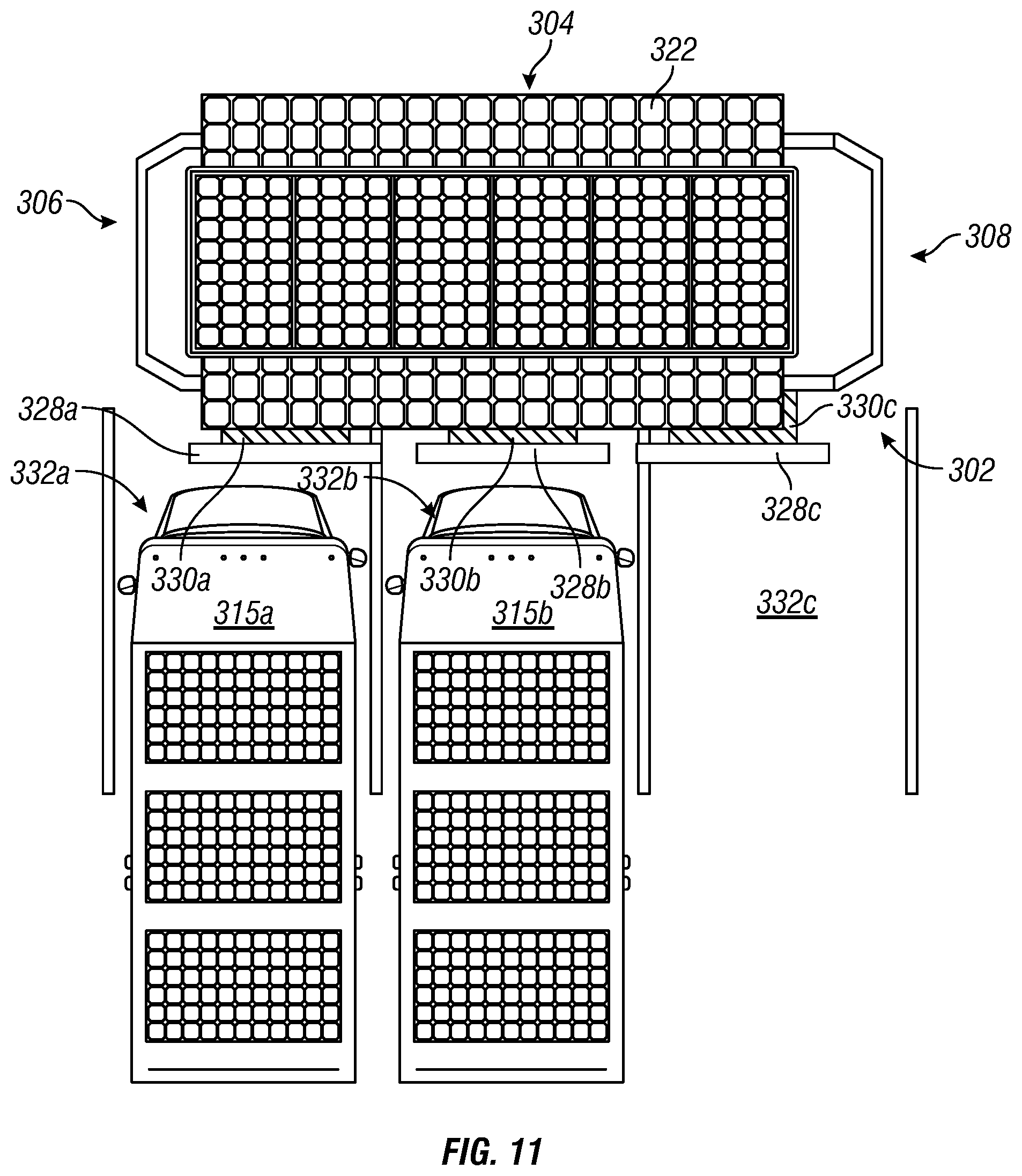 Patent US11780343 Figure 9 – Mobile EV charging station