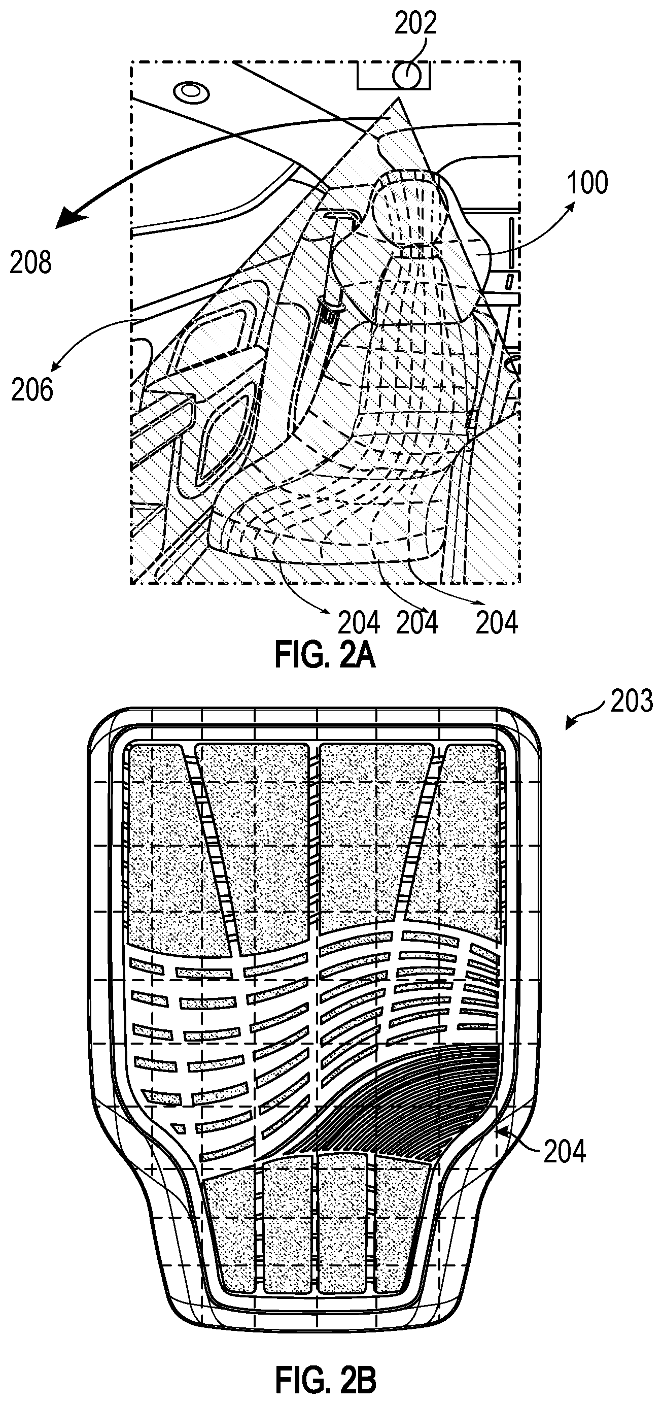 Patent US11780349 Figure 2 – System and method for detecting objects left behind by using heated resistive filament in a vehicle