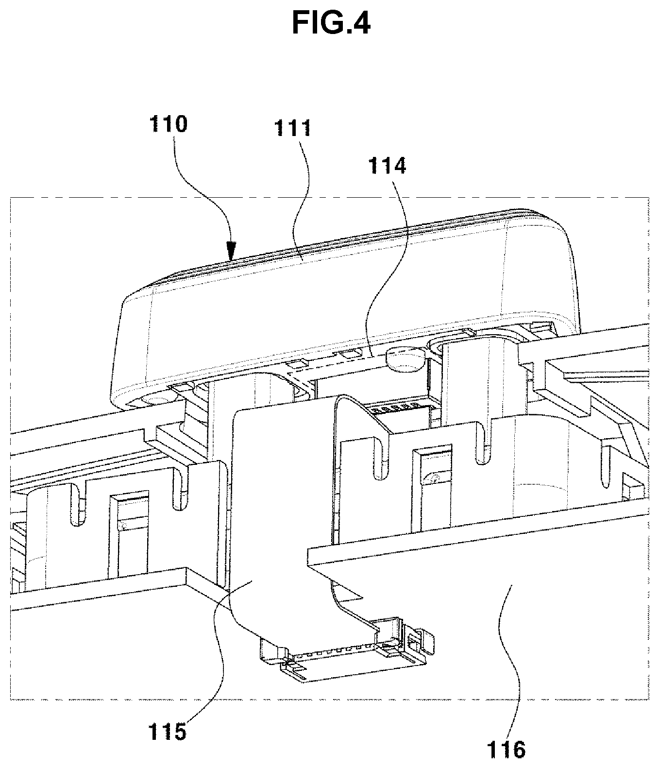 Patent US11780351 Figure 4 – Device having sliding switch for operating power seat of vehicle