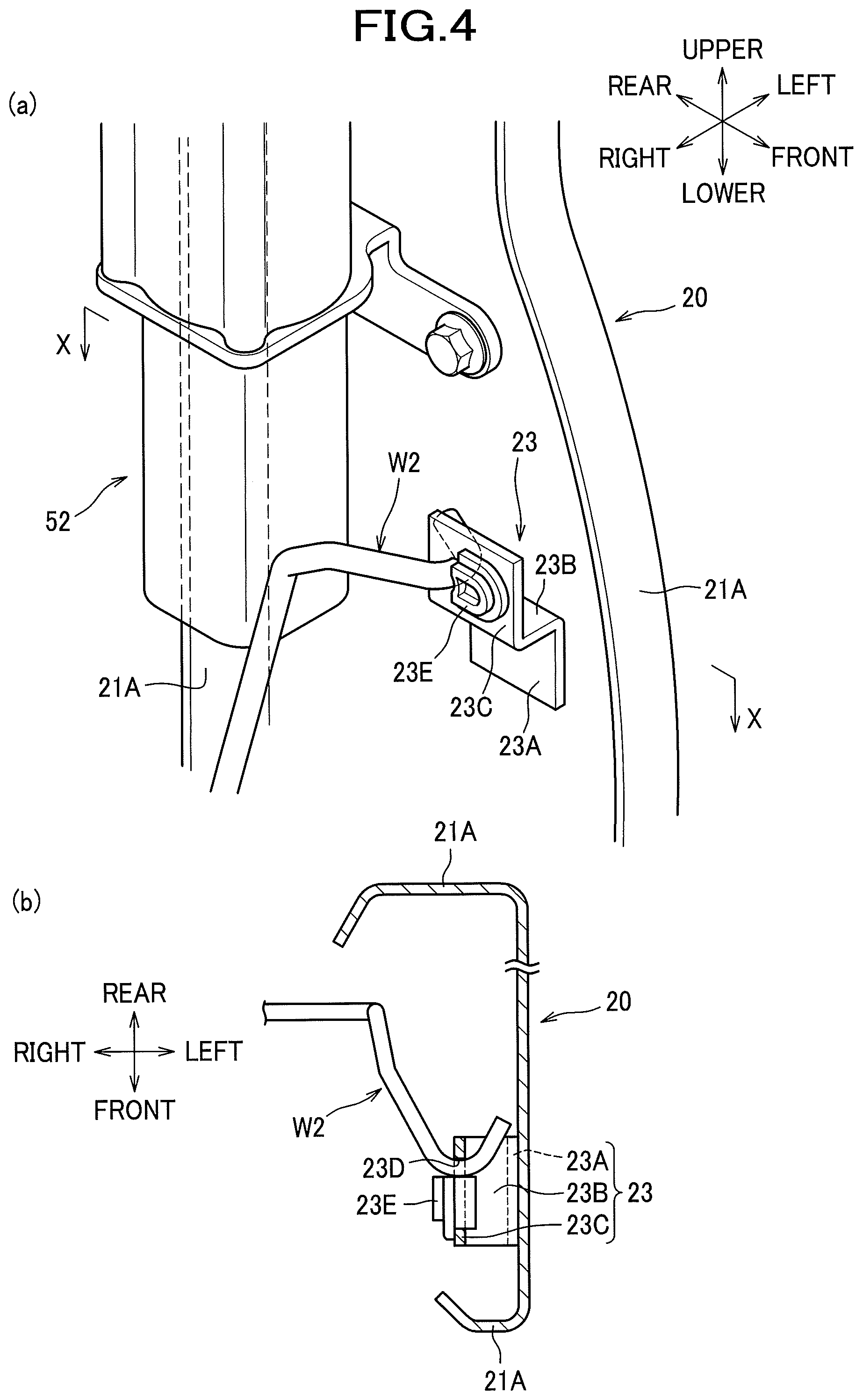 Patent US11780352 Figure 4 – Vehicle seat