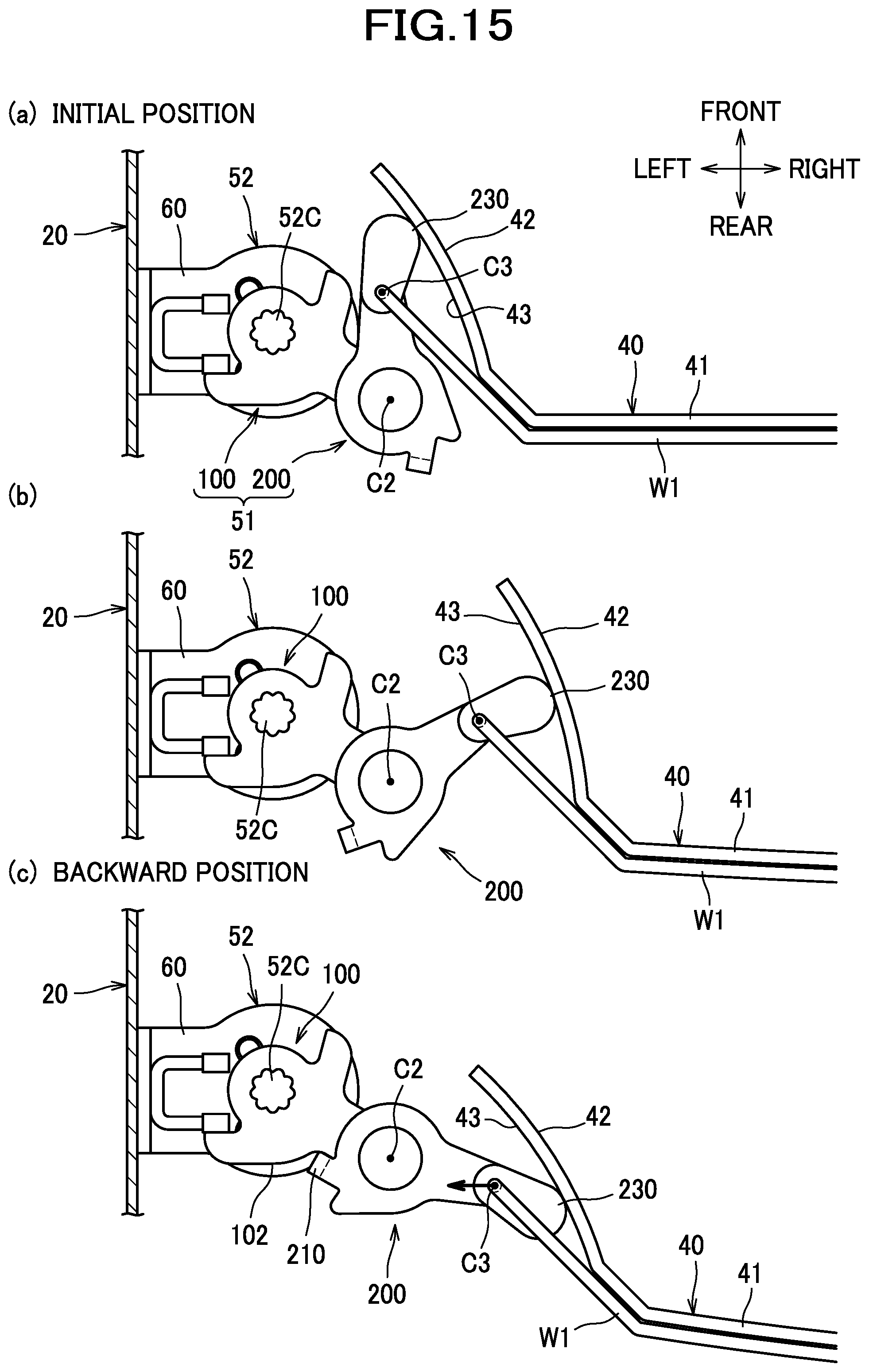 Patent US11780352 Figure 15 – Vehicle seat