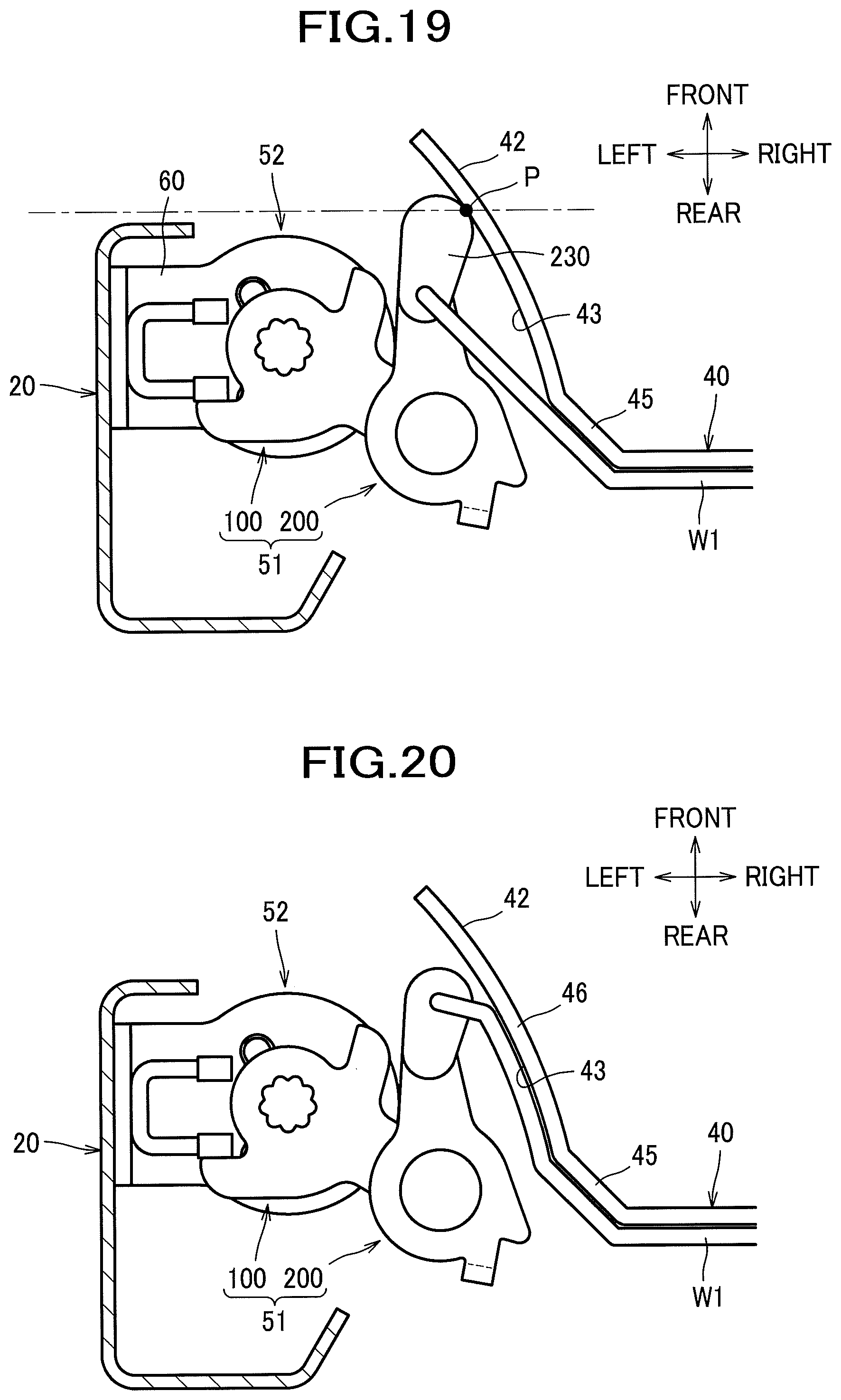 Patent US11780352 Figure 19 – Vehicle seat