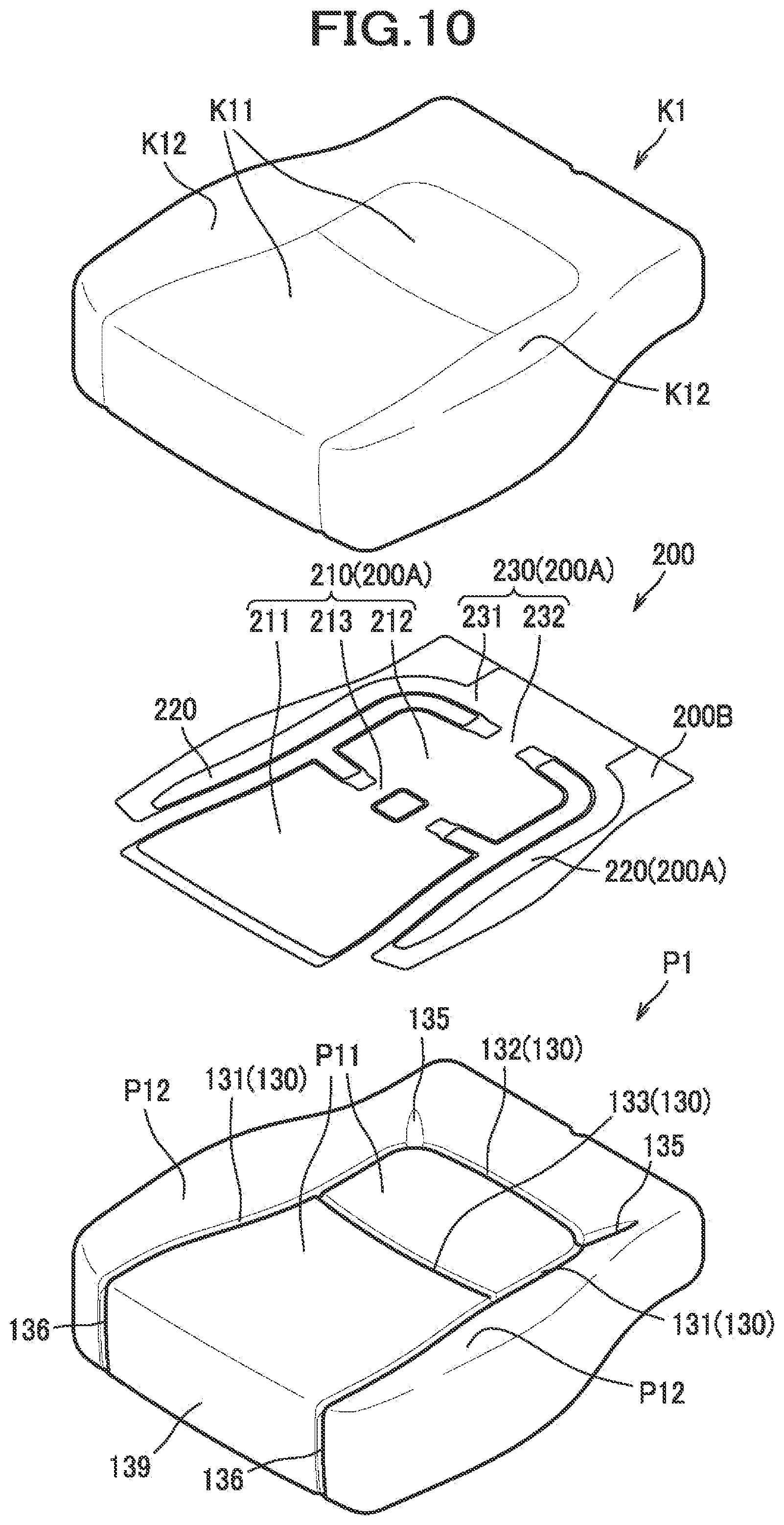 Patent US11780353 Figure 10 – Vehicle seat