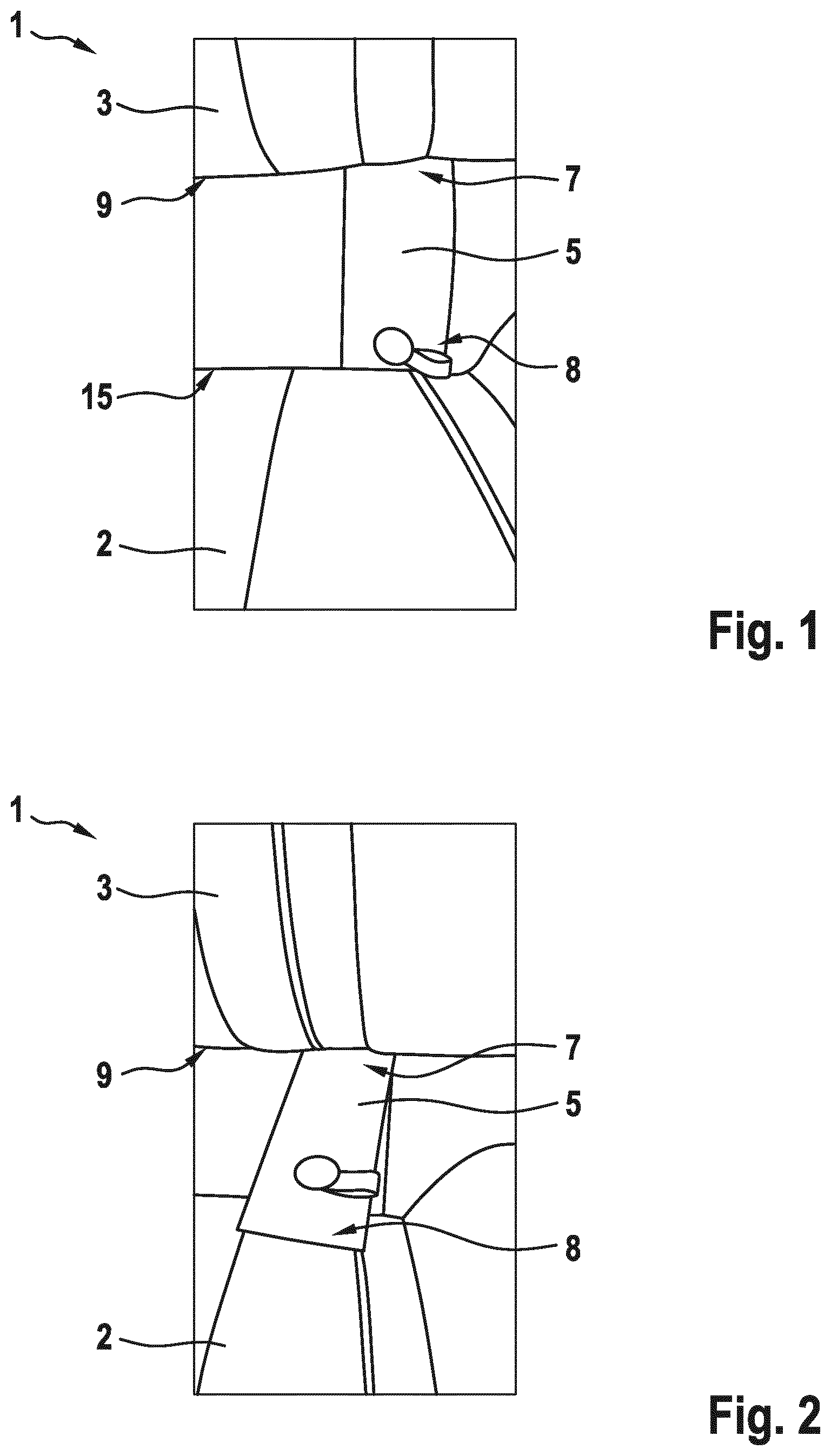 Patent US11780354 Figure 1 – Vehicle seat